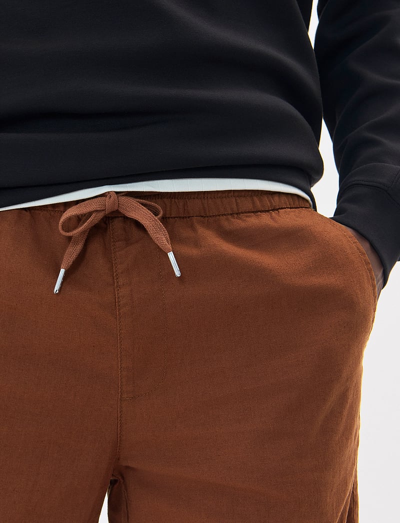Matinique - MAbarton Short - hørshorts - nut - 3