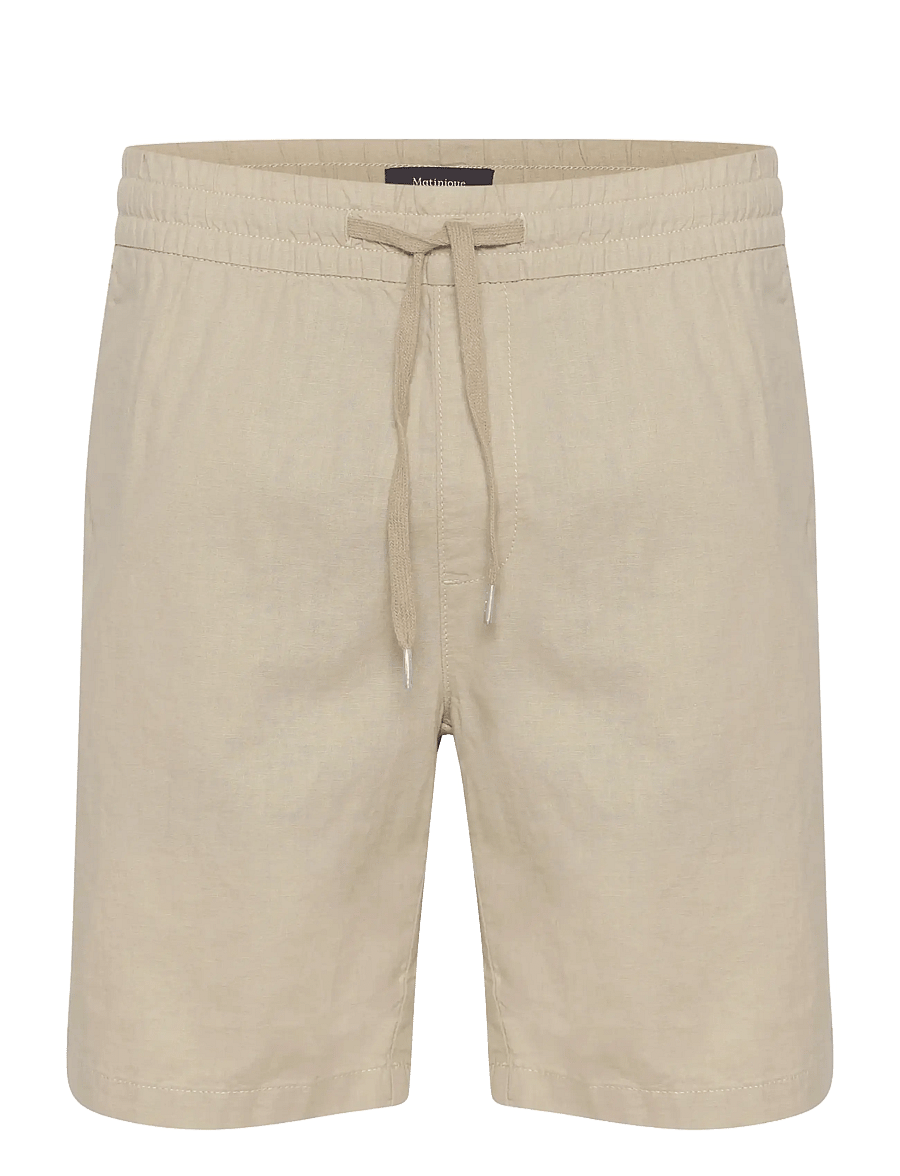 Matinique - MAbarton Short - linneshorts - plaza taupe - 1