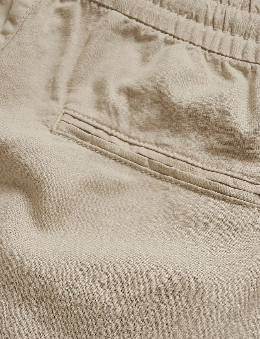 Matinique - MAbarton Short - linneshorts - plaza taupe - 5