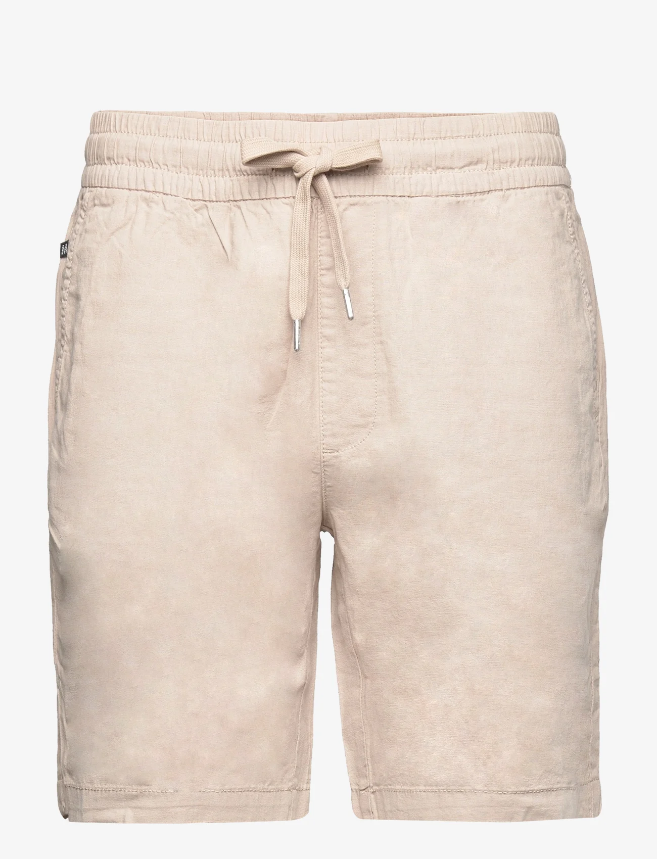 Matinique - MAbarton Short - szorty lniane - simply taupe - 0
