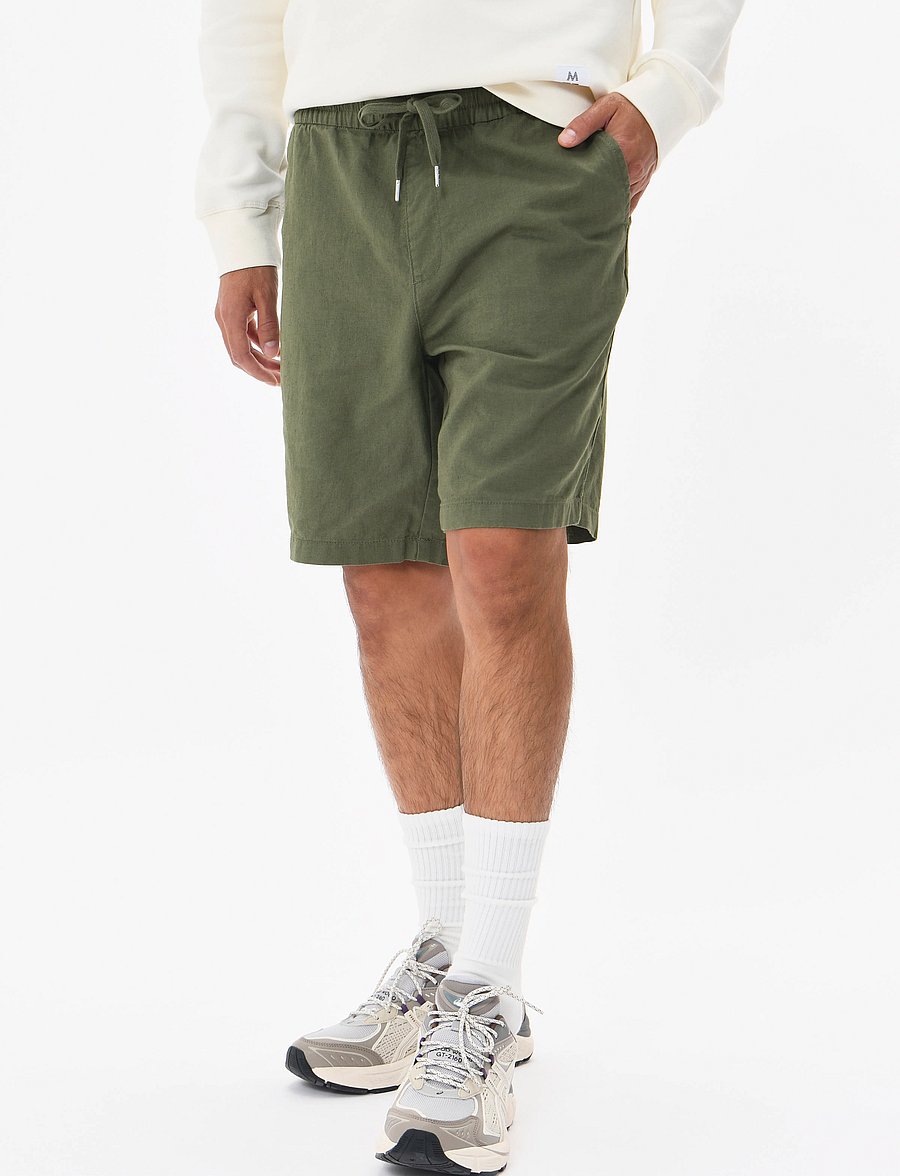 Matinique - MAbarton Short - hørshorts - thyme - 0