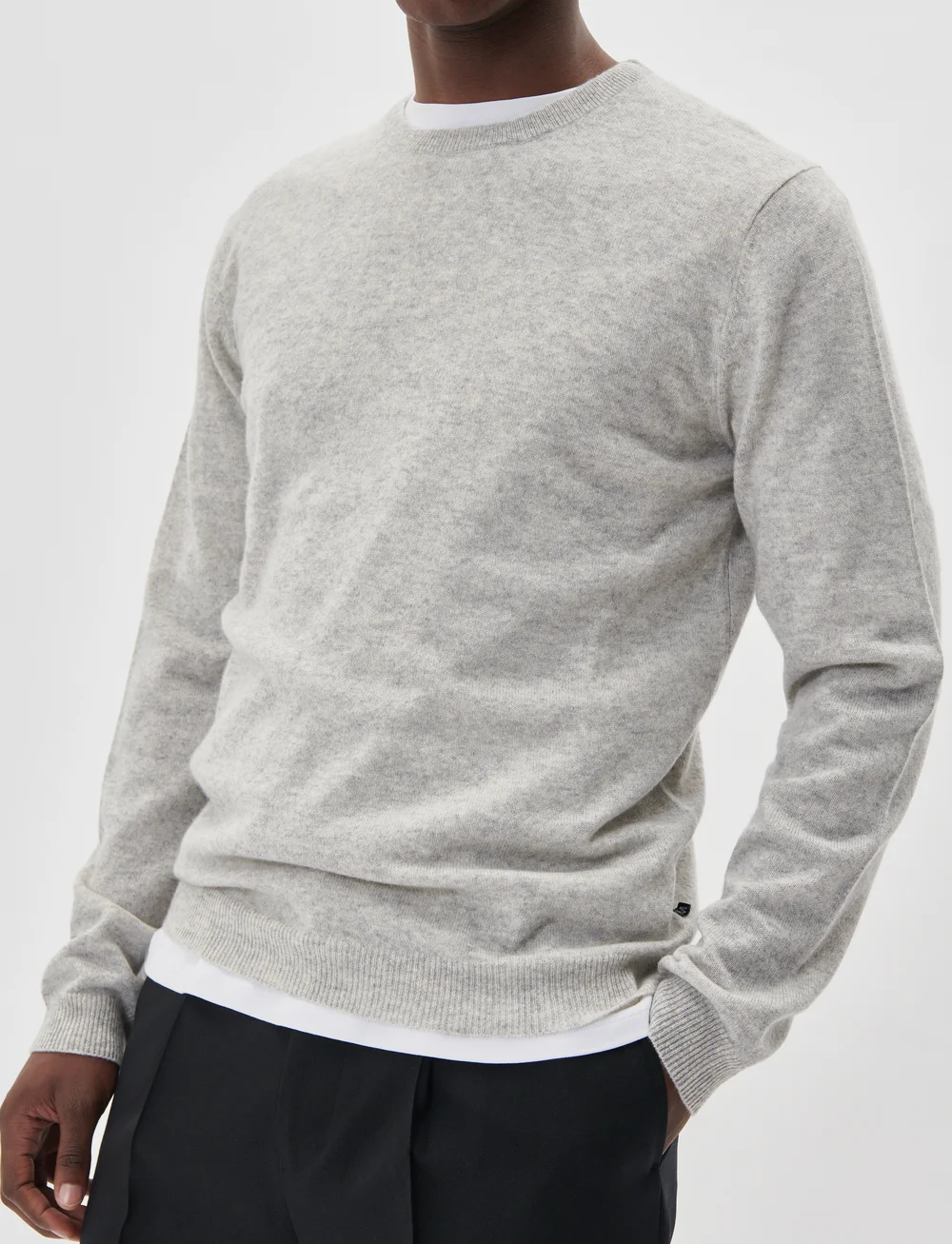 Matinique - MAmordy - rundhals - light grey melange - 5