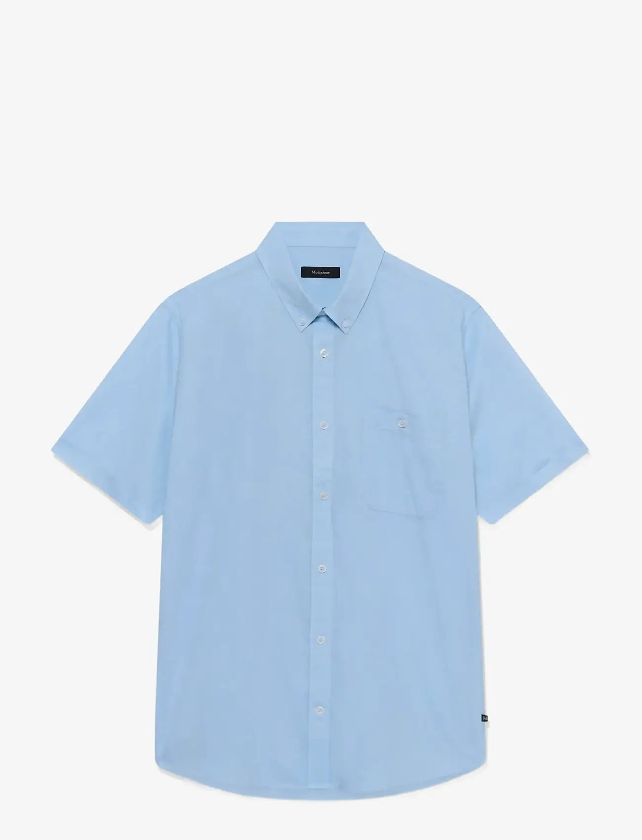 Matinique - MAtrostol BD SS - hørskjorter - chambray blue - 1