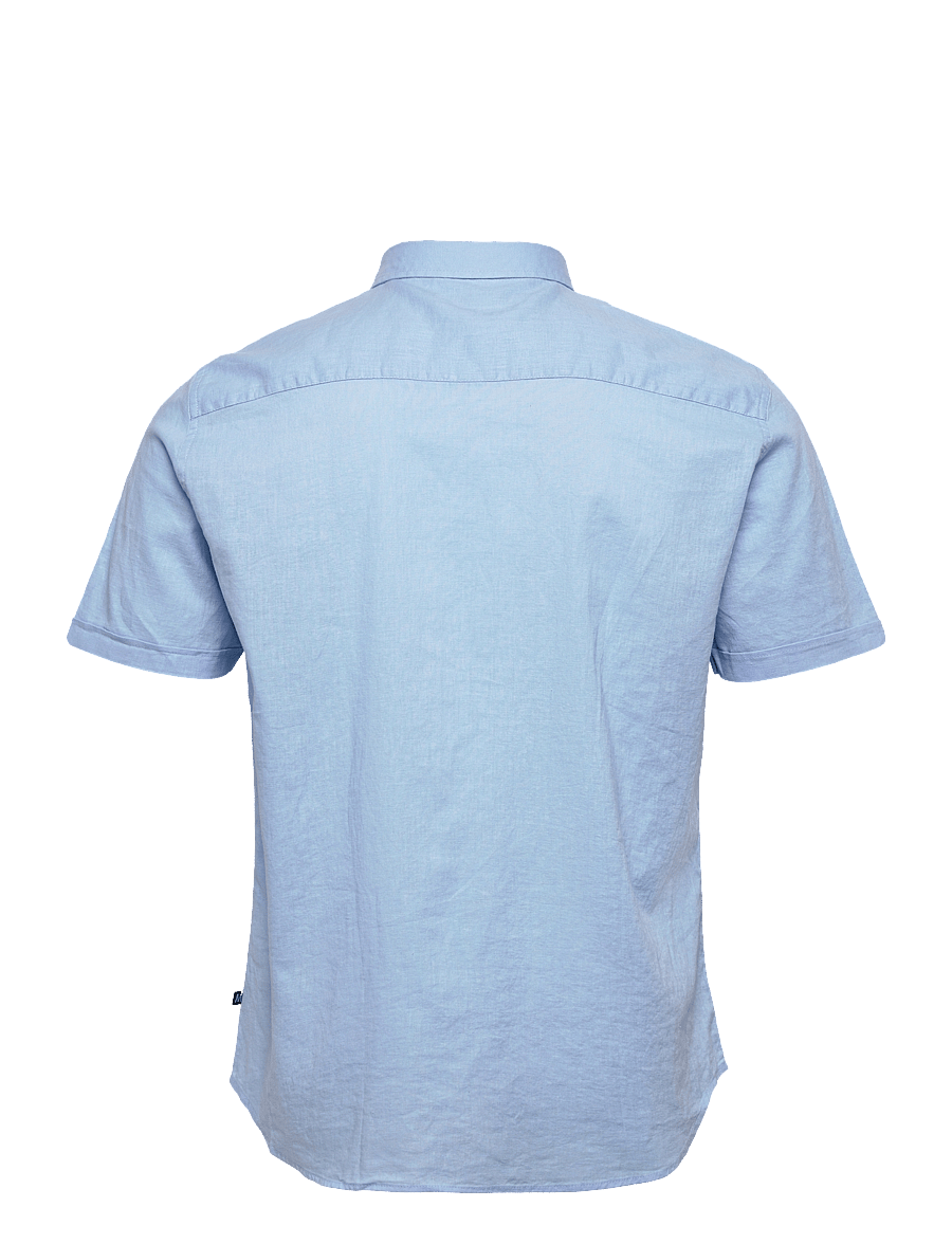 Matinique - MAtrostol BD SS - linen shirts - chambray blue - 2