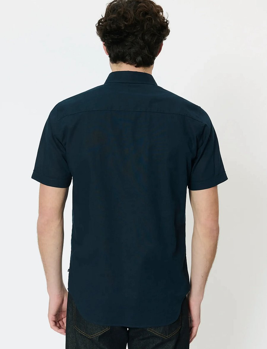 Matinique - MAtrostol BD SS - hørskjorter - dark navy - 3