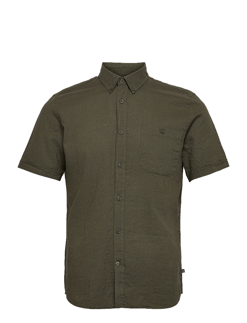 Matinique - MAtrostol BD SS - hørskjorter - olive night - 1