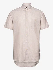 Matinique - MAtrostol BD SS - linen shirts - plaza taupe - 0