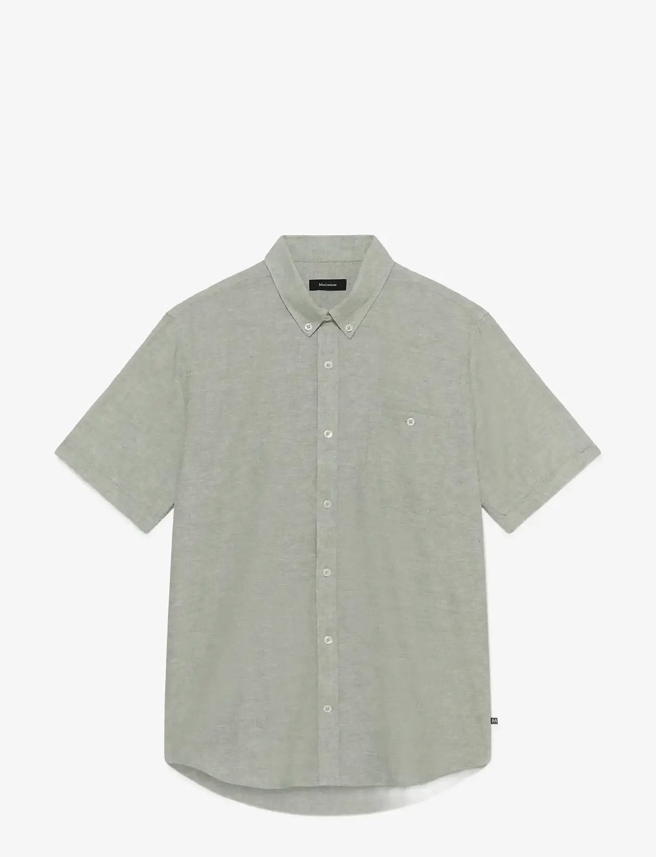 Matinique - MAtrostol BD SS - linen shirts - sea spray - 1