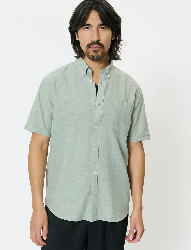 Matinique - MAtrostol BD SS - linen shirts - sea spray - 0