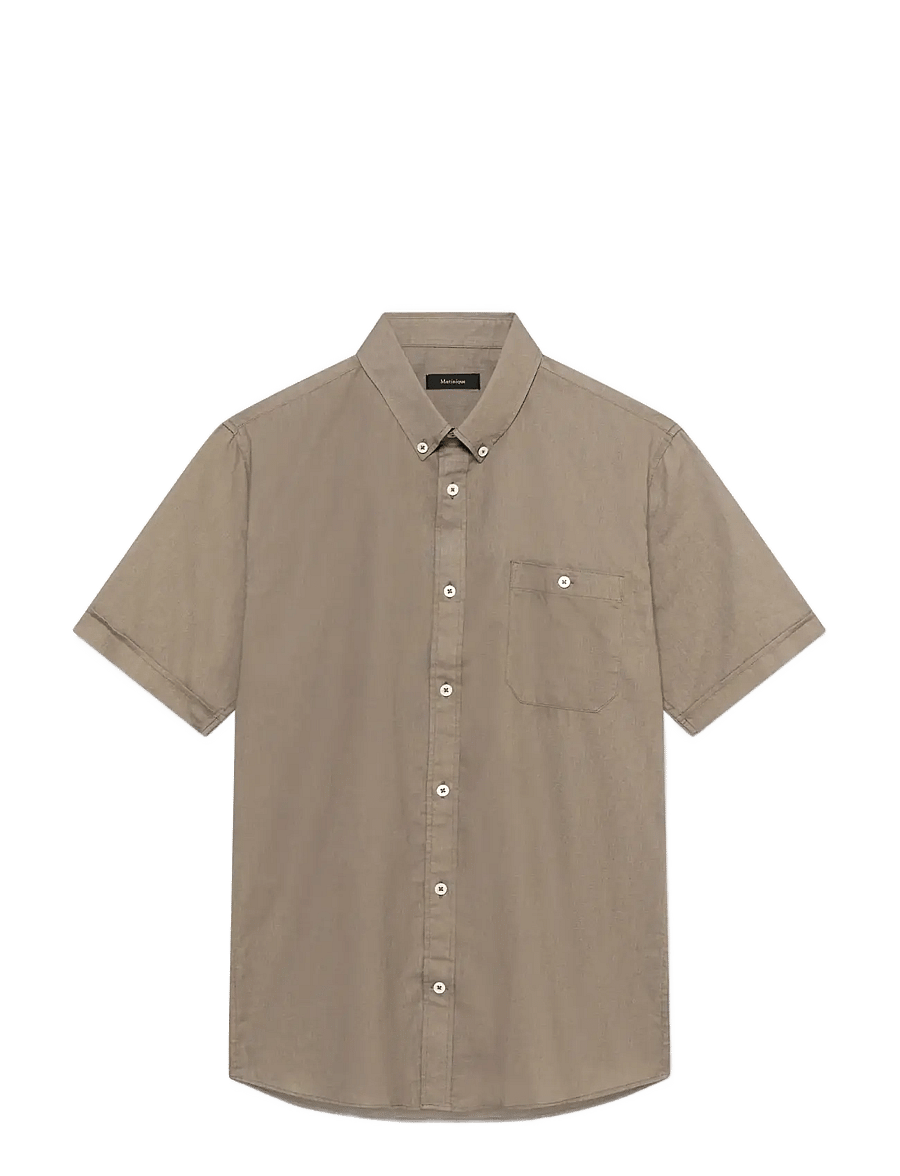 Matinique - MAtrostol BD SS - hørskjorter - walnut - 1