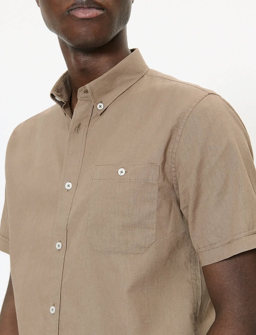 Matinique - MAtrostol BD SS - hørskjorter - walnut - 5