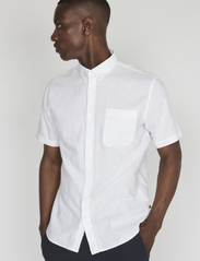 Matinique - MAtrostol BD SS - linen shirts - white - 2