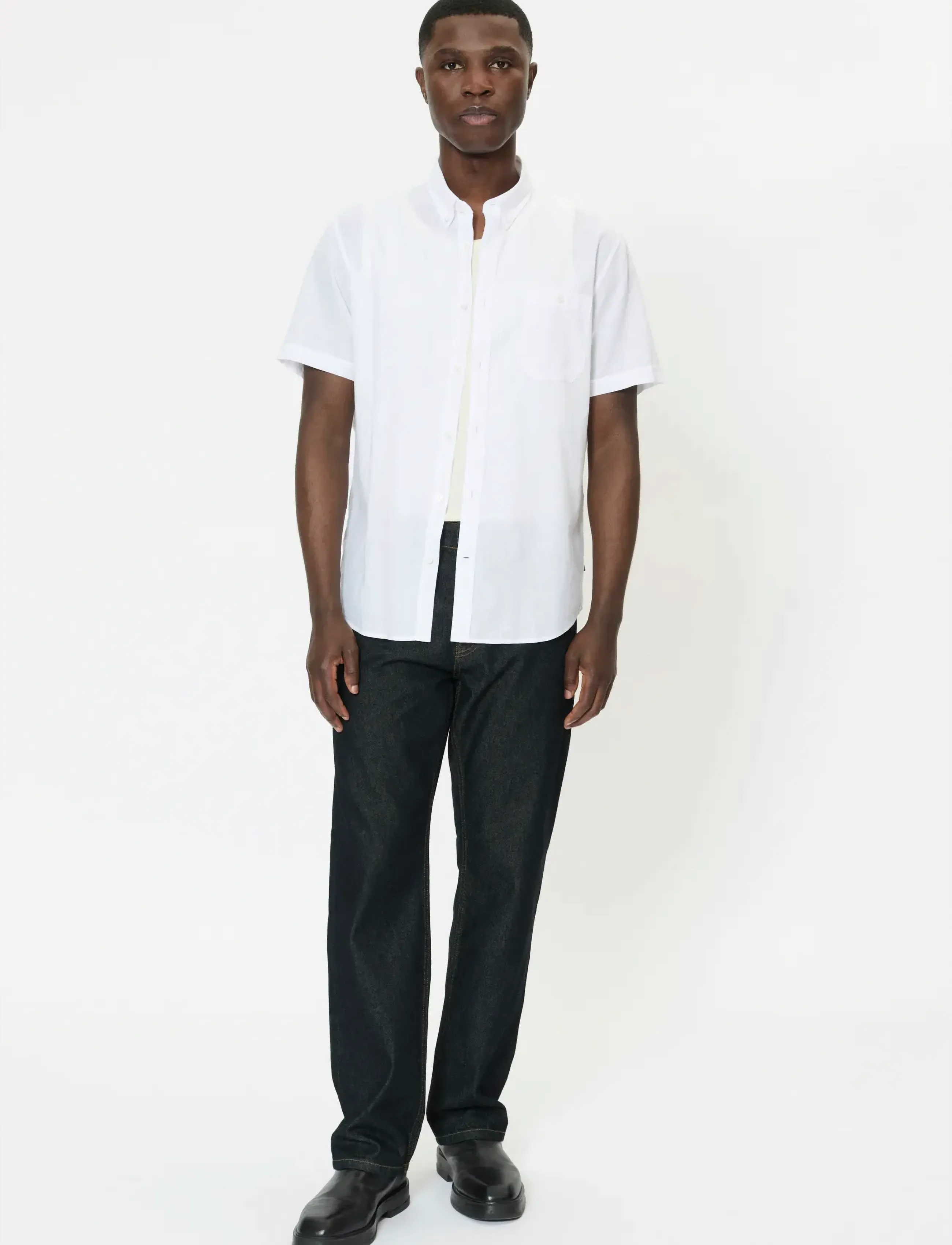 Matinique - MAtrostol BD SS - hørskjorter - white - 3