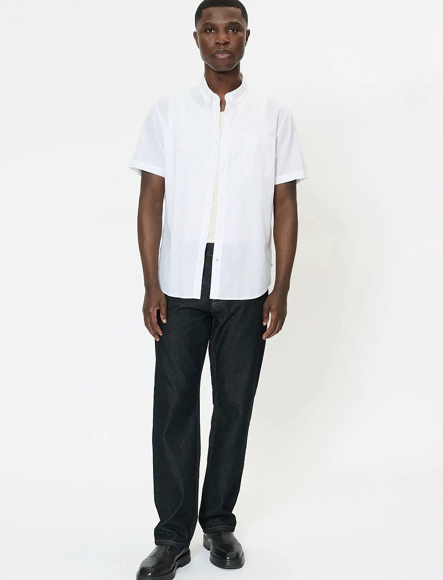 Matinique - MAtrostol BD SS - hørskjorter - white - 3