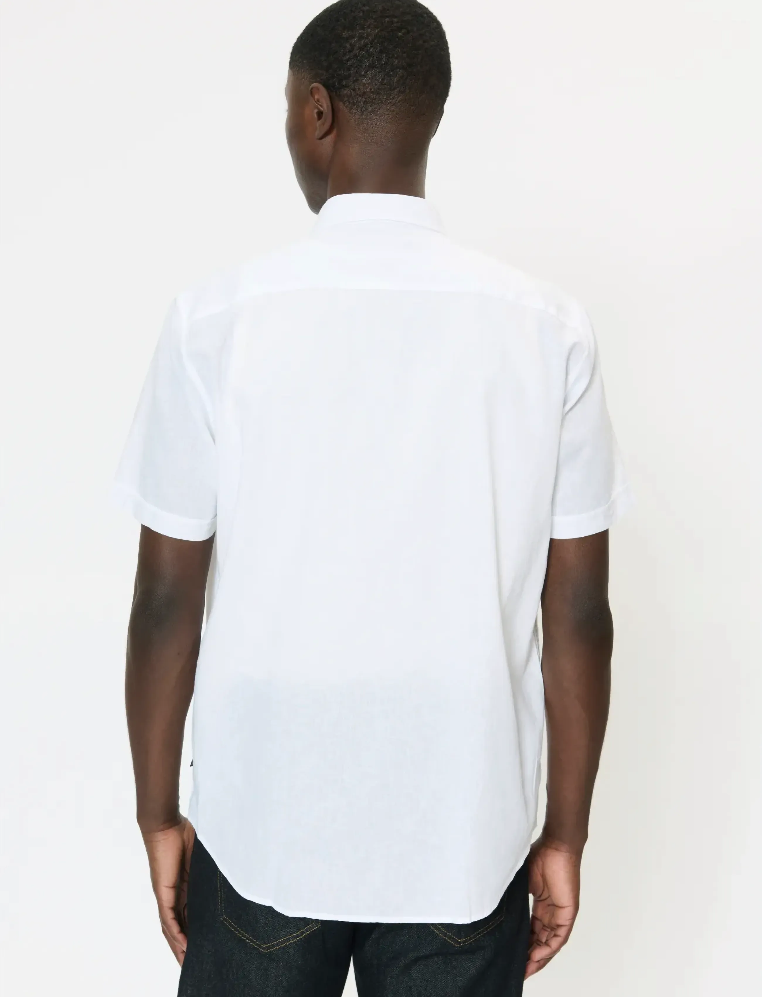 Matinique - MAtrostol BD SS - hørskjorter - white - 4