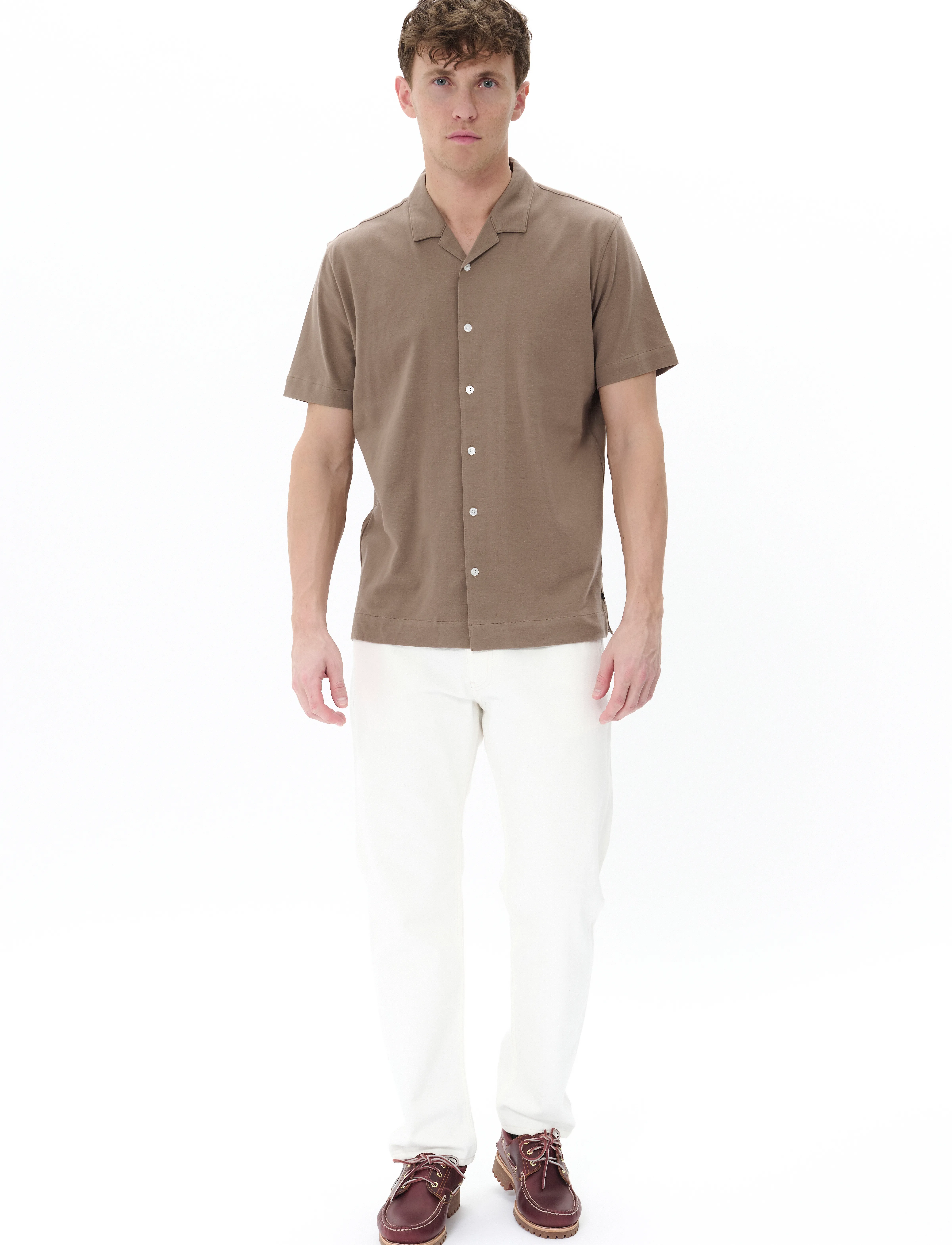 Matinique - MAtrostol Resort 2 - short-sleeved shirts - walnut - 2