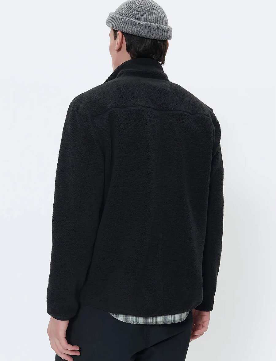 Matinique - MAisaac Zipper - fleecetrøjer - black - 4