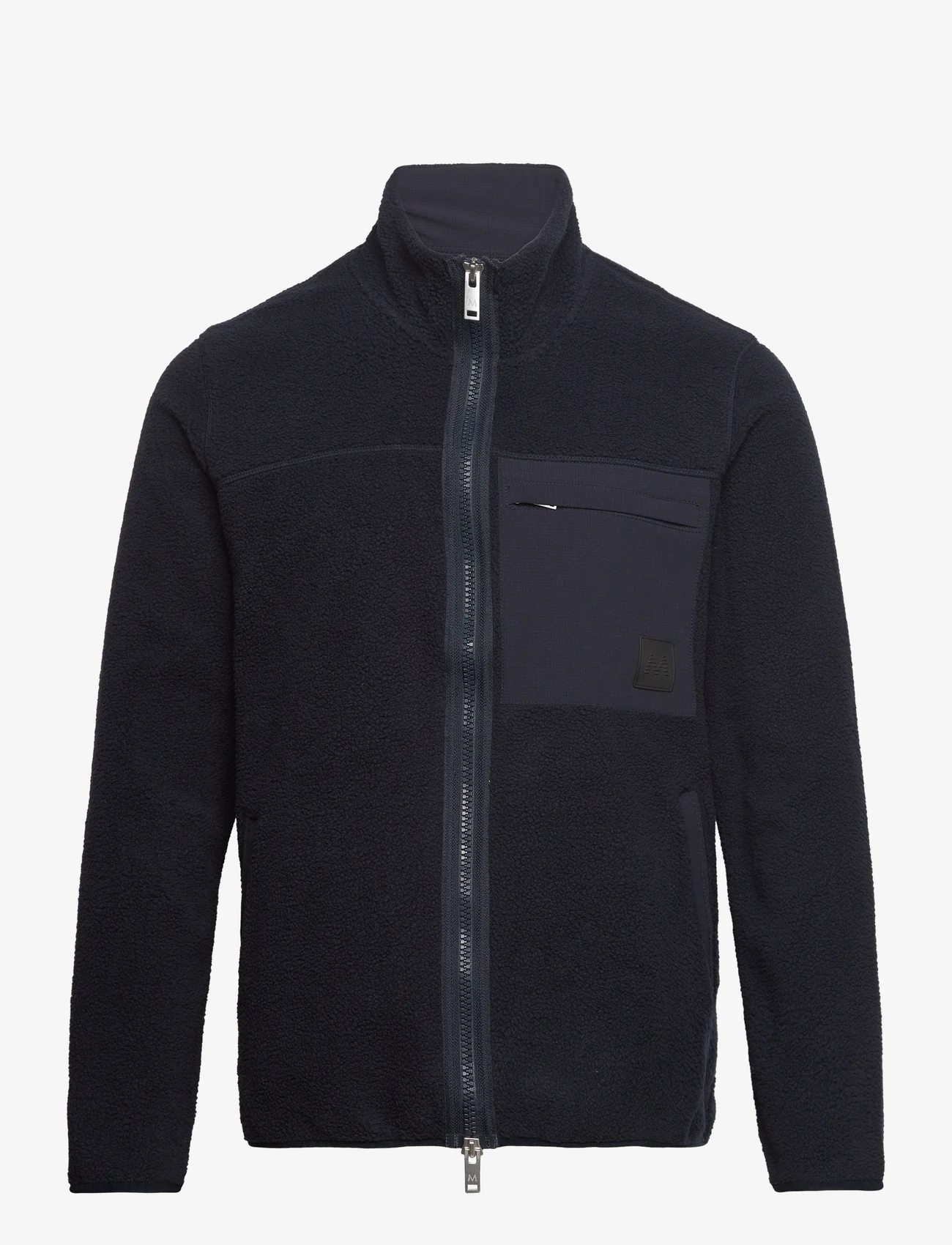 Matinique - MAisaac Zipper - mid layer jackets - dark navy - 0