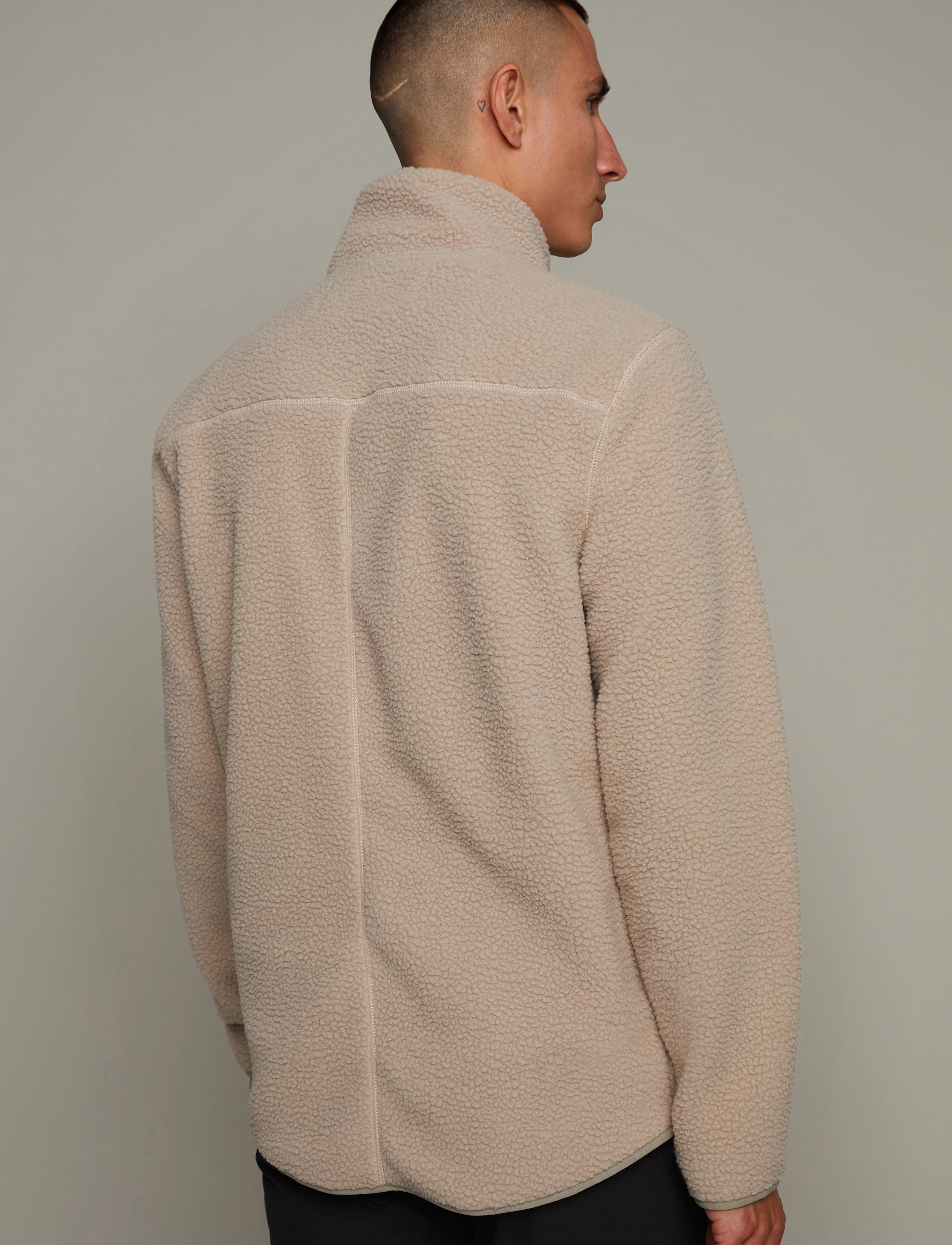 Matinique - MAisaac Zipper - sweatshirts - simply taupe - 4