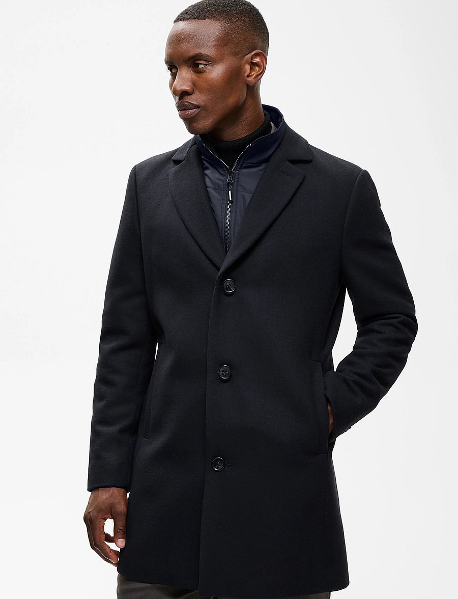 Matinique - MAtrace Insert - wollmäntel - dark navy - 0