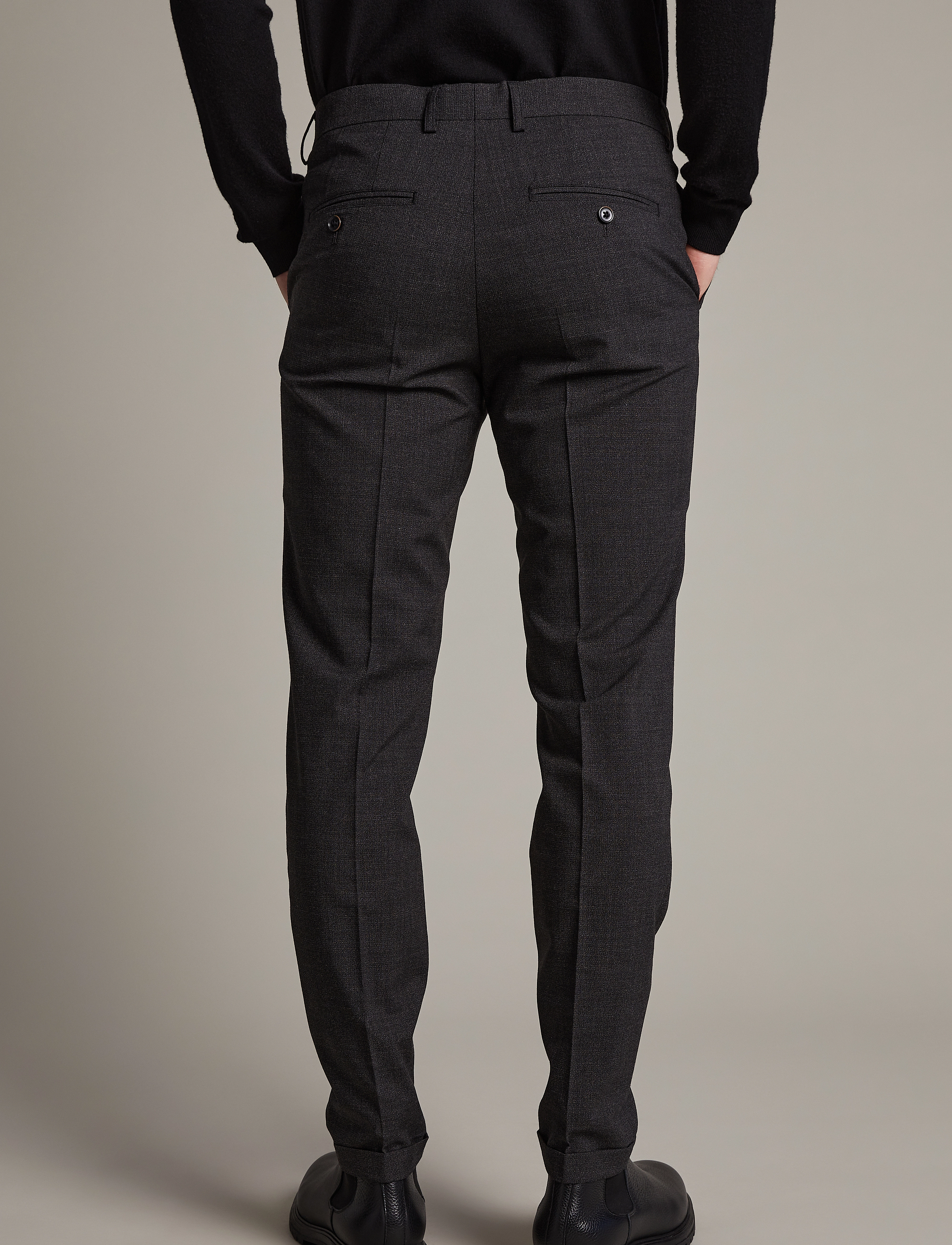 Matinique - MAliam Pant - dark grey melange - 4