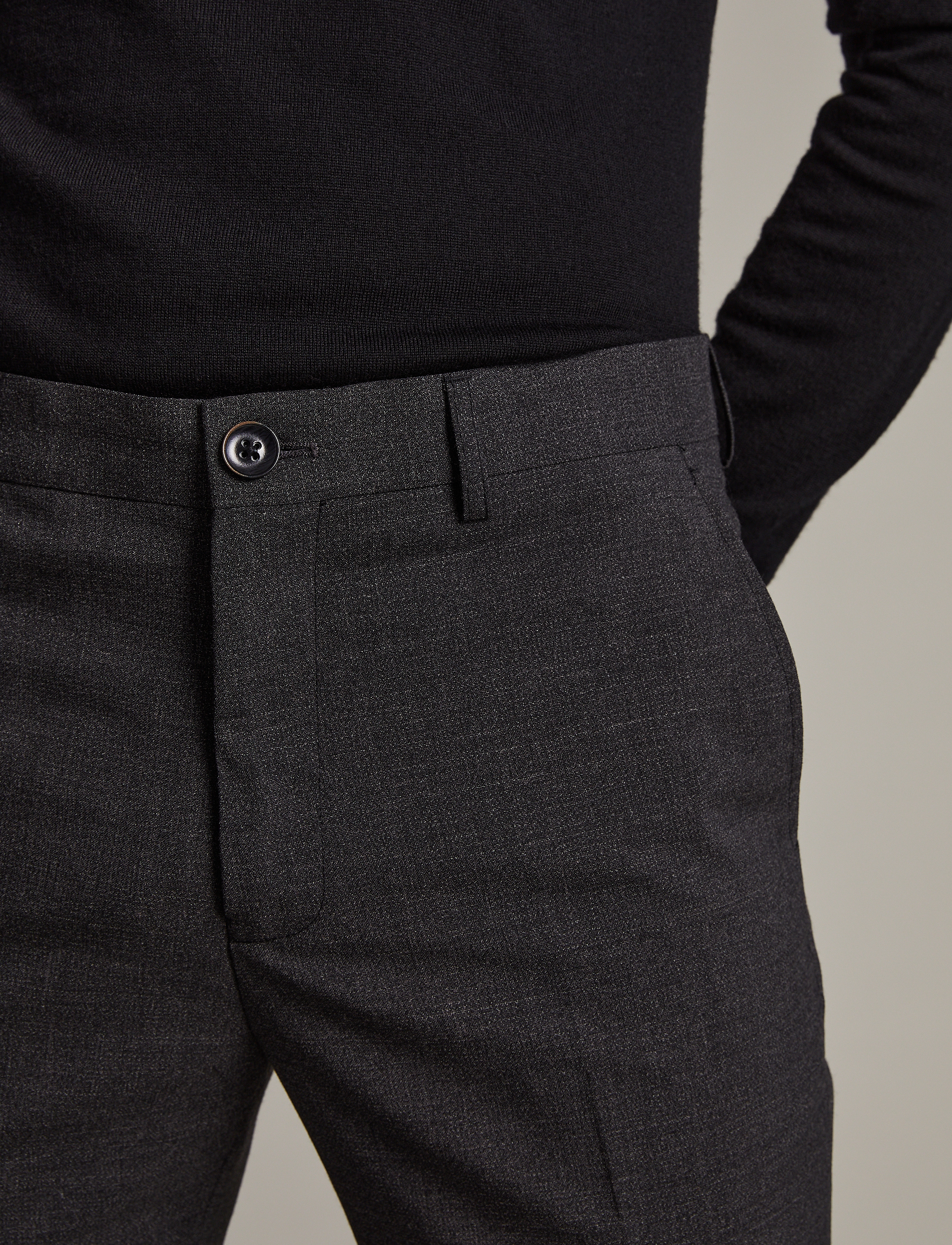 Matinique - MAliam Pant - dark grey melange - 5