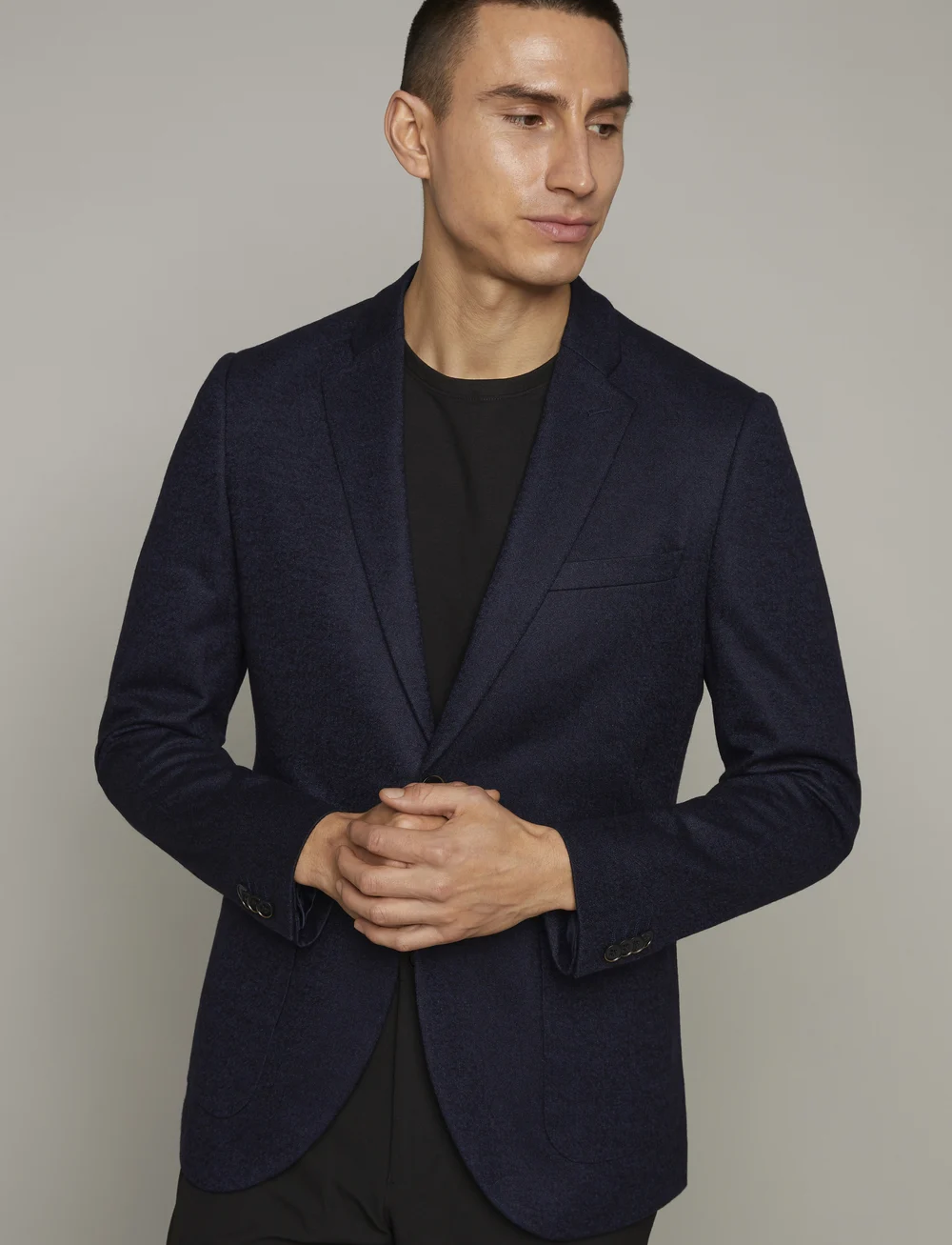 Matinique - MAgeorge Jersey - Žaketes ar vienas pogas aizdari - dark navy melange - 0