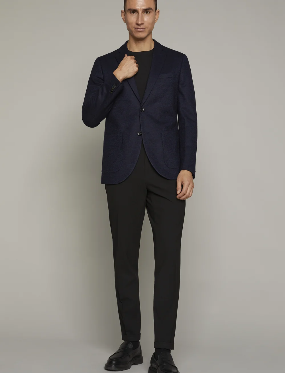 Matinique - MAgeorge Jersey - Žaketes ar vienas pogas aizdari - dark navy melange - 3