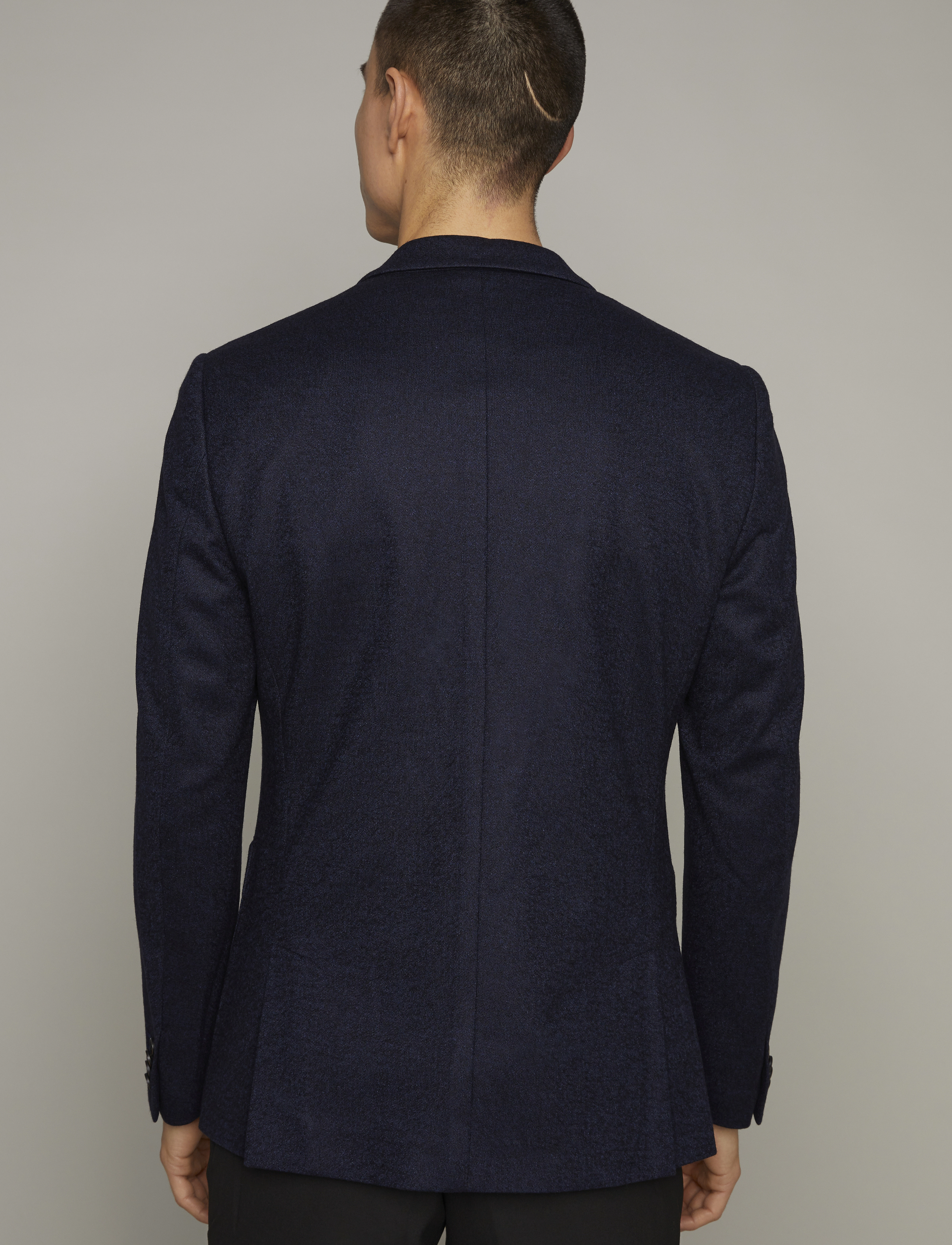 Matinique - MAgeorge Jersey - single breasted blazers - dark navy melange - 4