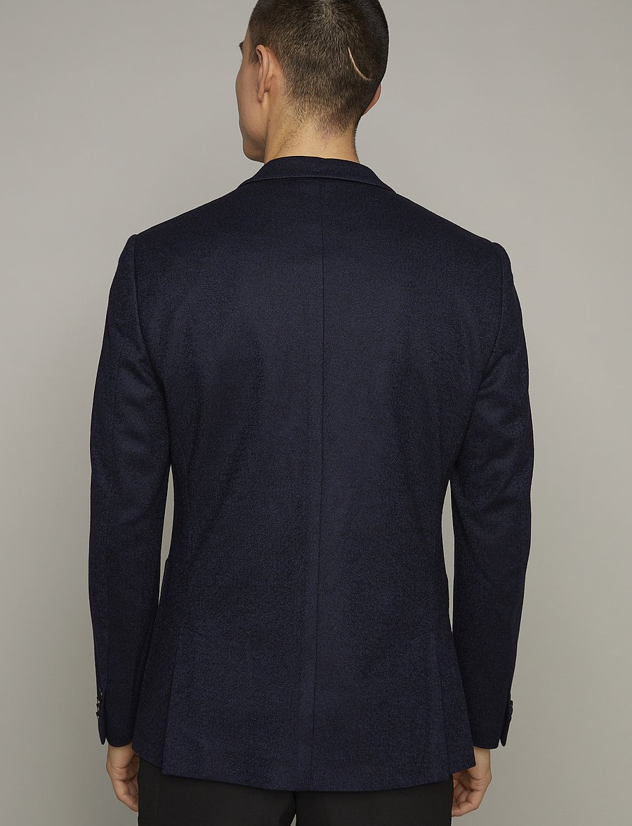 Matinique - MAgeorge Jersey - yksiriviset bleiserit - dark navy melange - 4