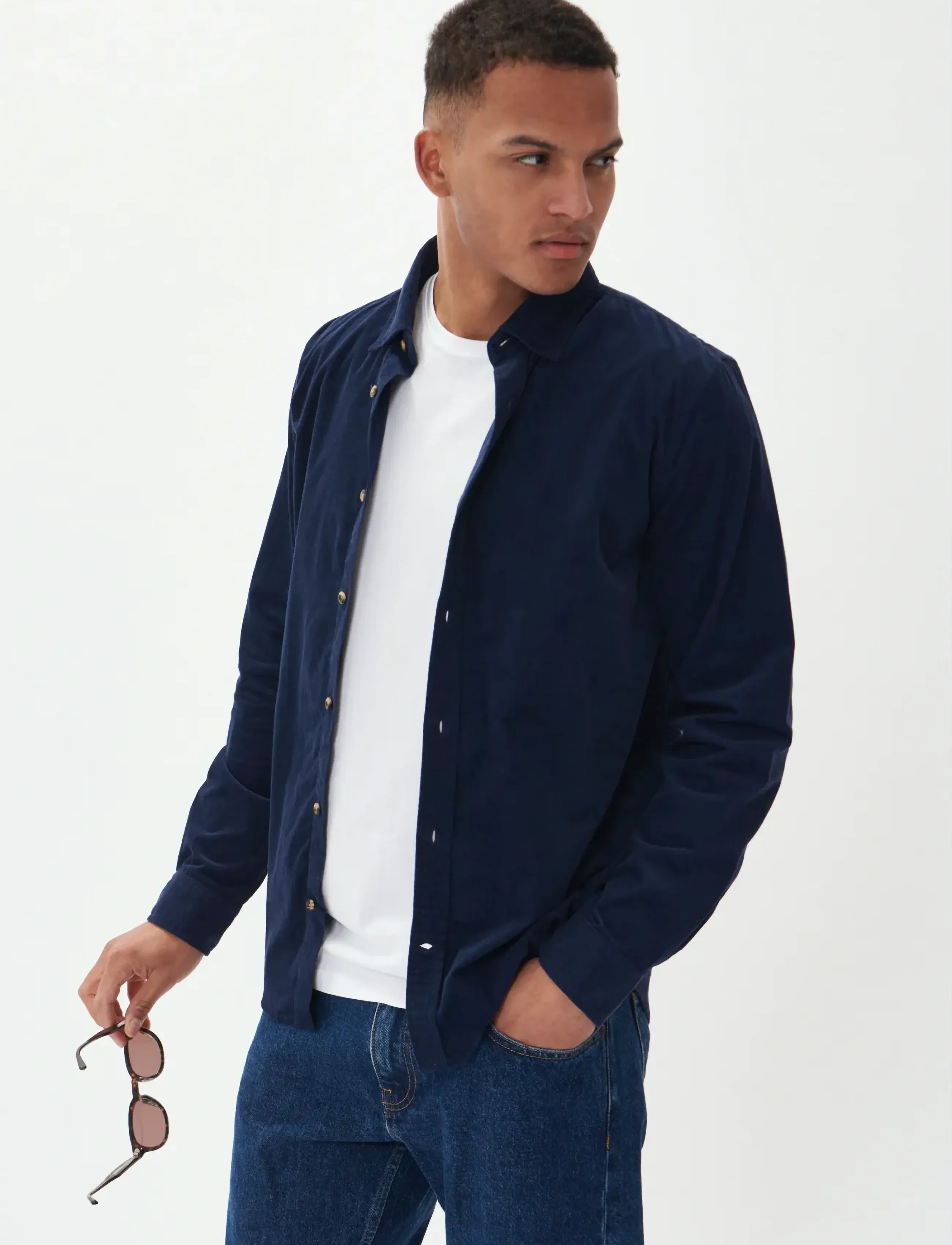Matinique Matrostol Bu, L, Navy, Skjorter > Afslappet, Herre