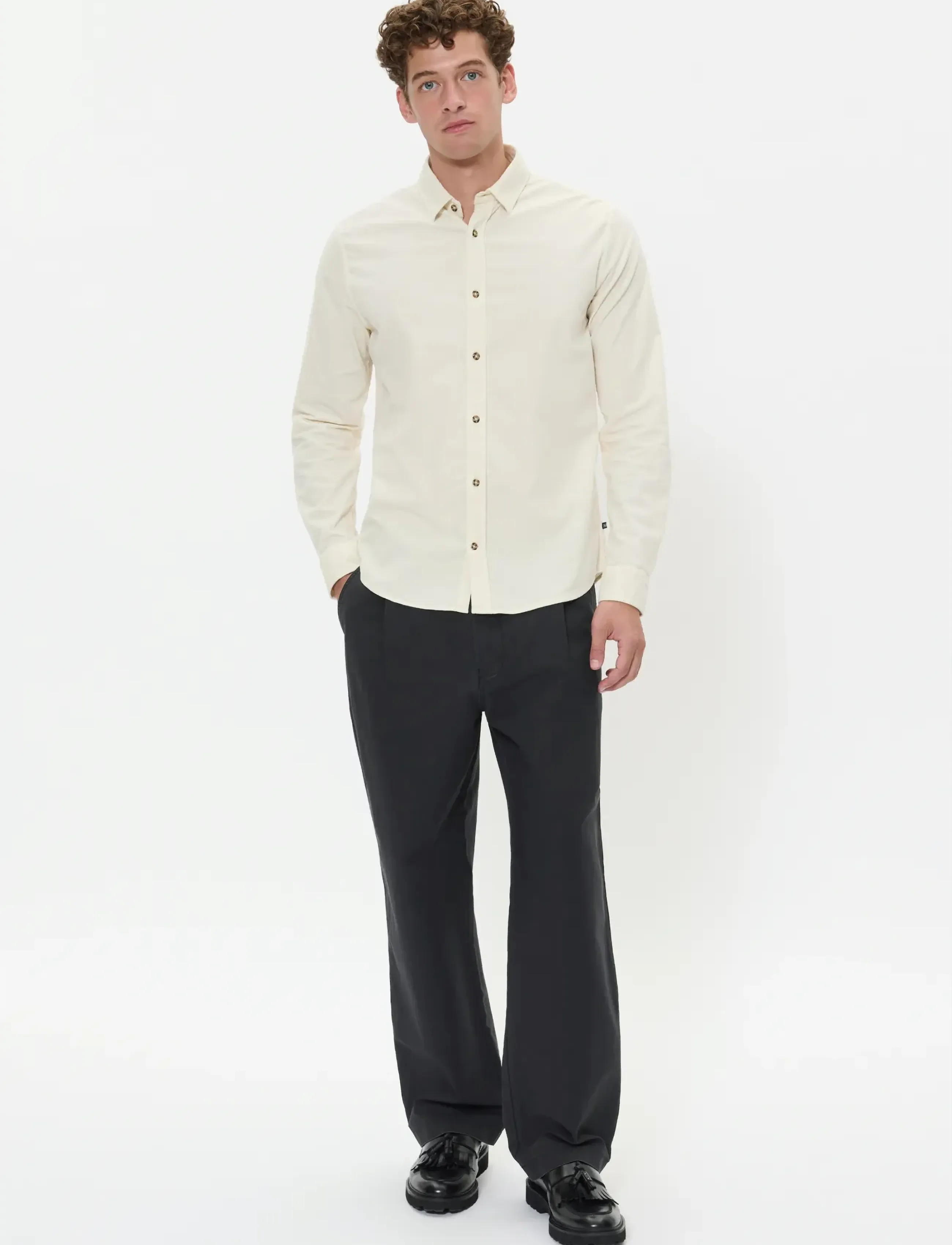 Matinique - MAtrostol BU - fløjlsskjorter - off white - 2
