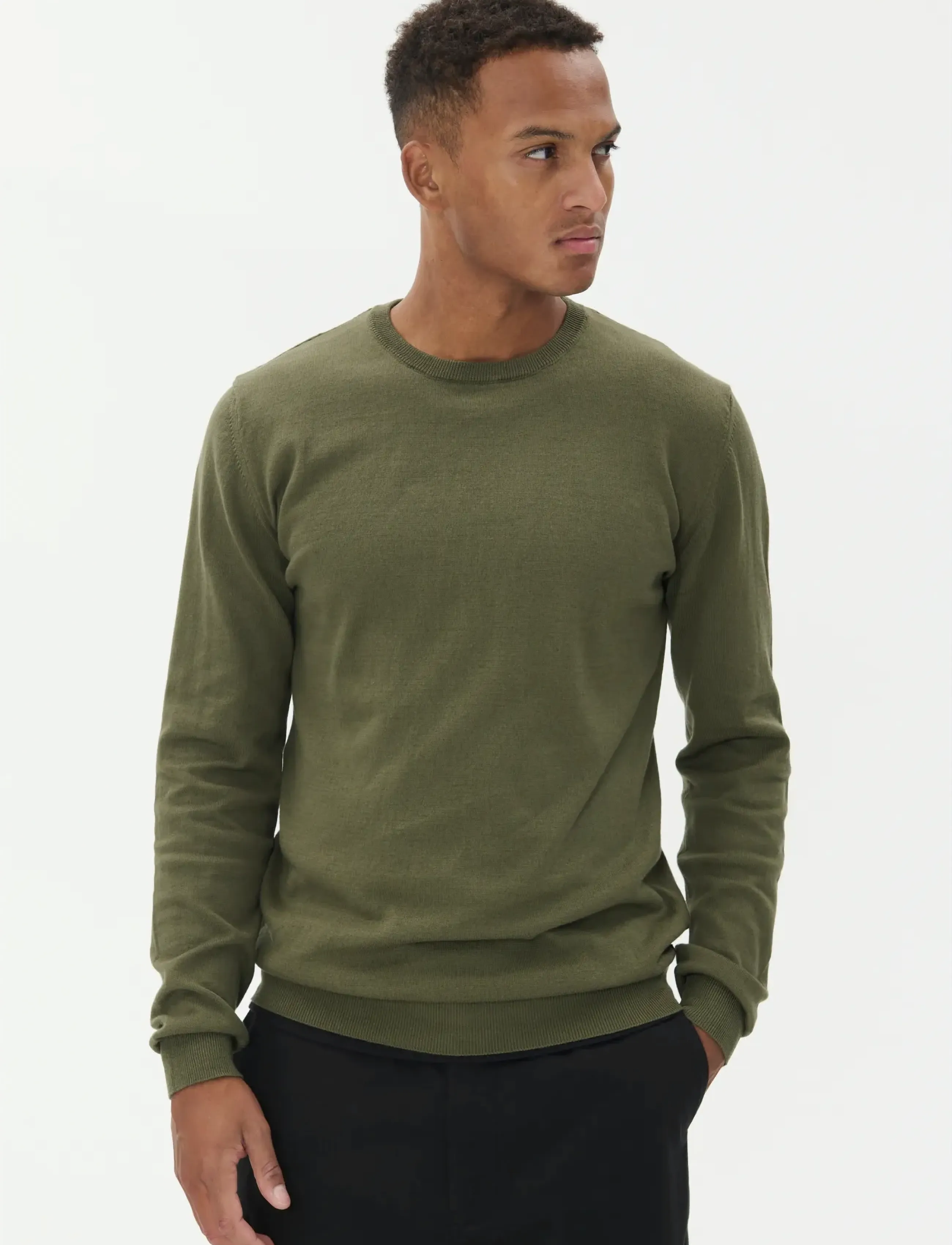 Matinique MAJones - Rundhals - OLIVE NIGHT / green