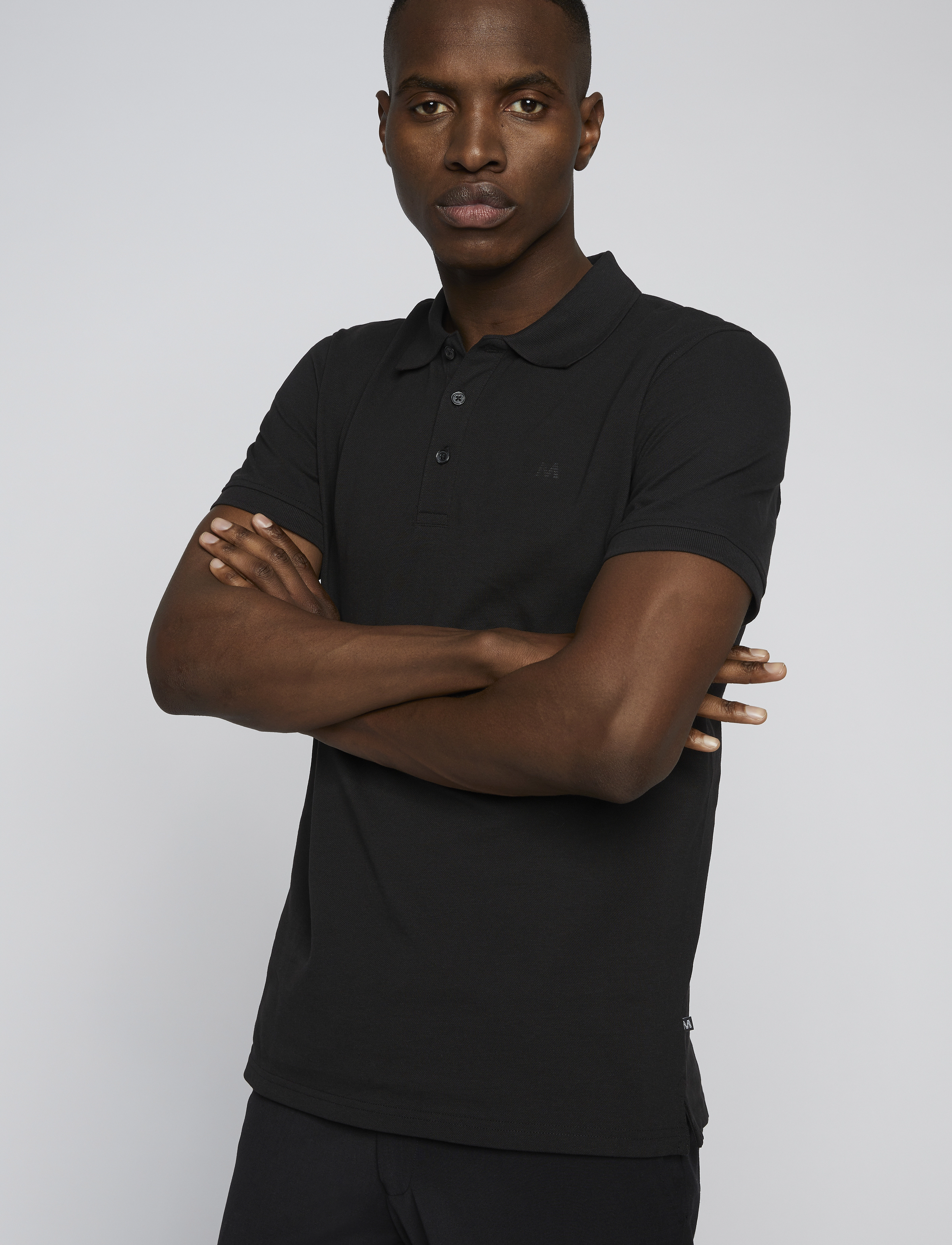 Matinique MApoleo Melange - Poloshirt - BLACK / black