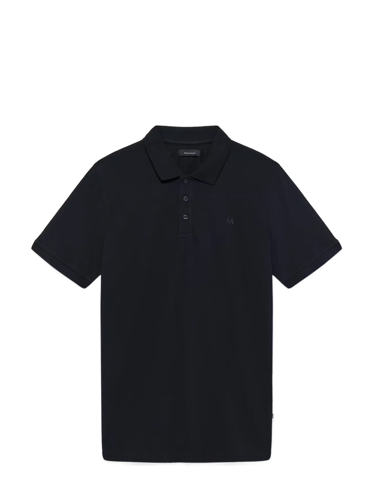 Matinique - MApoleo Melange - short-sleeved polos - dark navy - 1