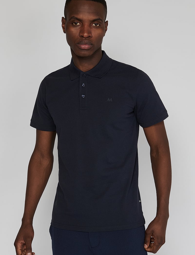 Matinique - MApoleo Melange - korte mouwen - dark navy - 0