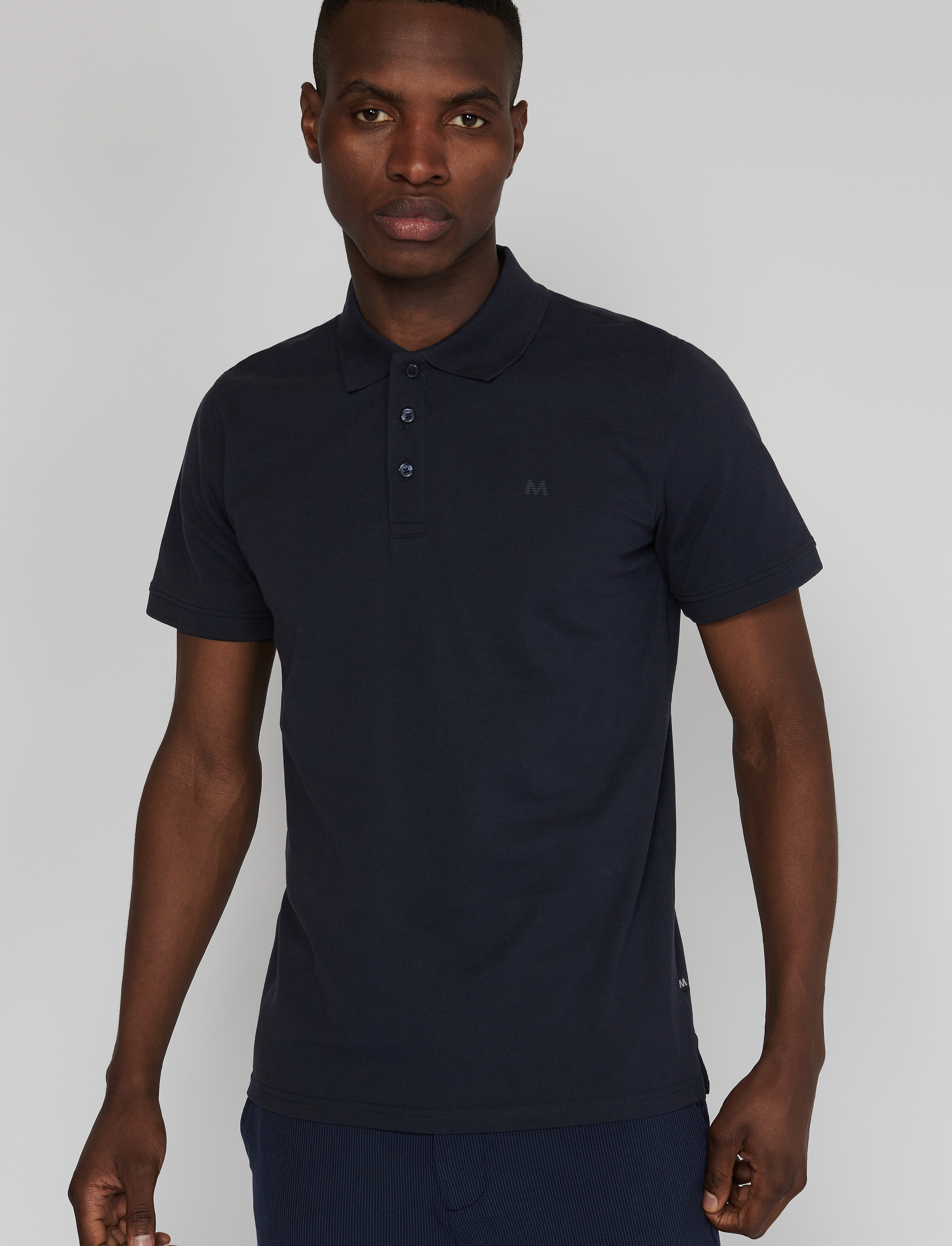 Matinique MApoleo Melange - Poloshirt - DARK NAVY / blue