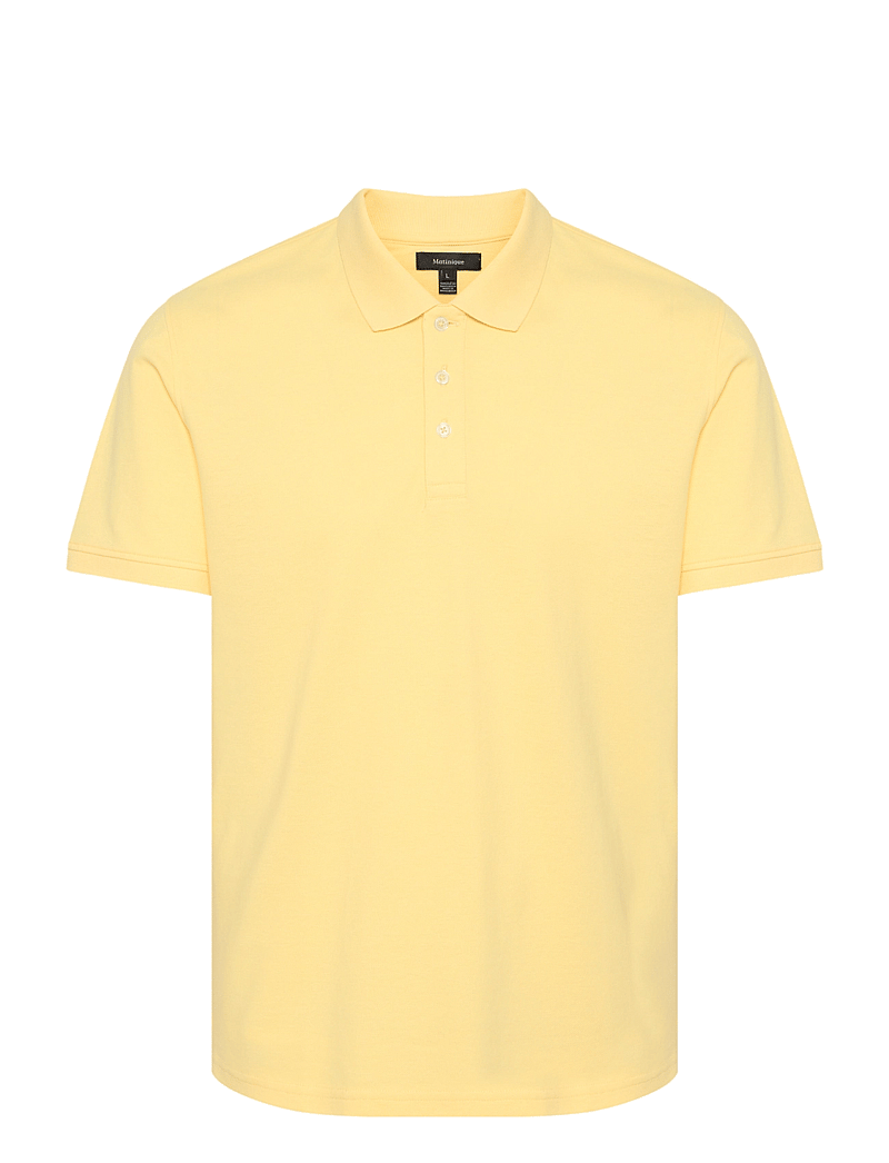 Matinique - MApoleo Melange - kortærmede poloer - golden haze - 1