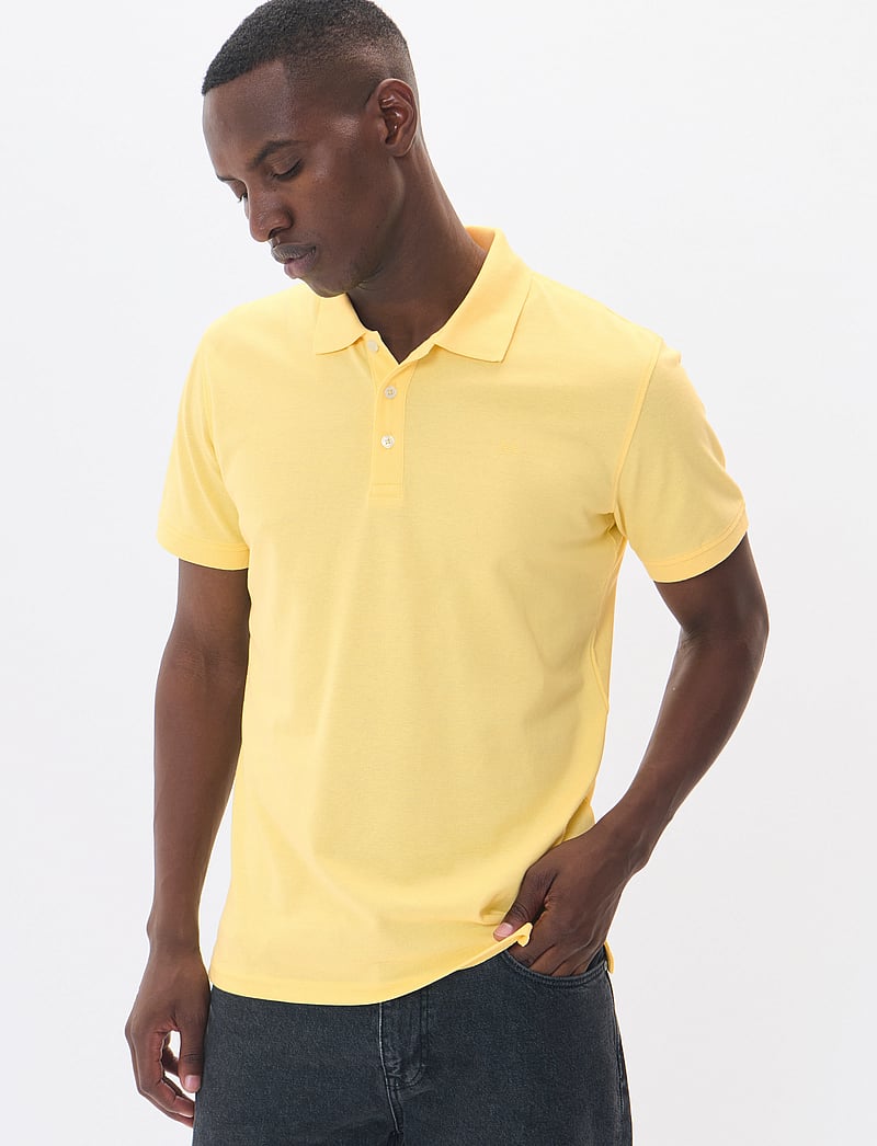 Matinique - MApoleo Melange - kortærmede poloer - golden haze - 0