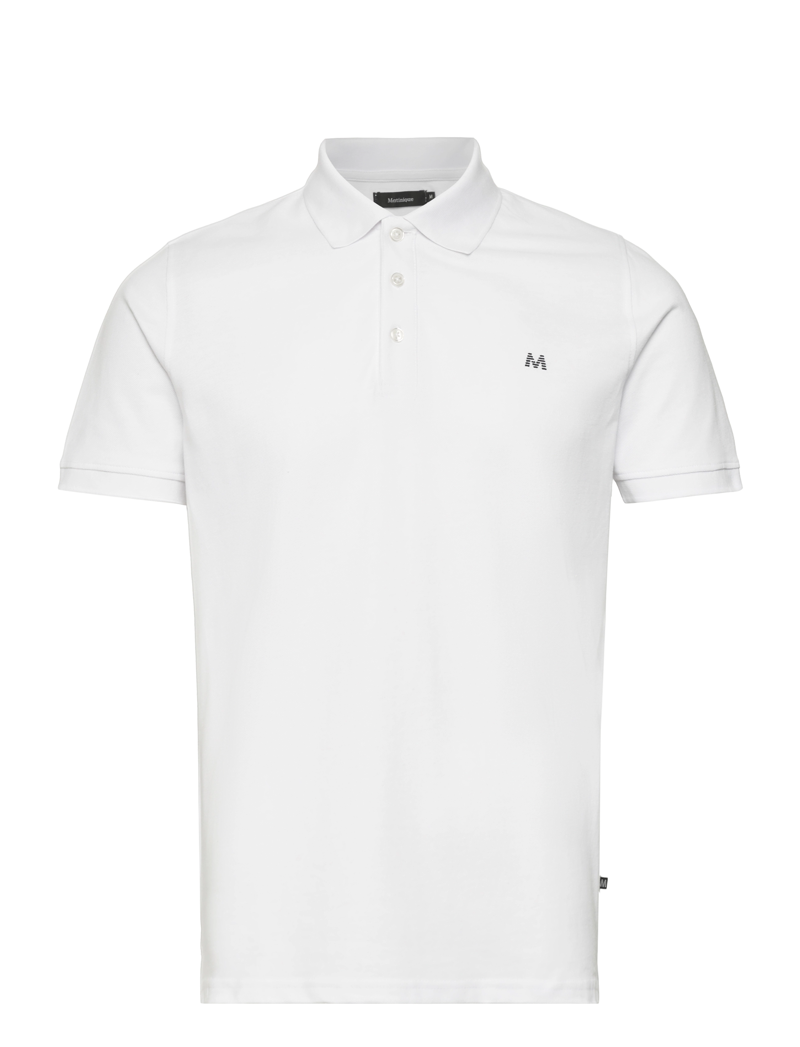 Matinique MApoleo Melange - Poloshirt - WHITE / white