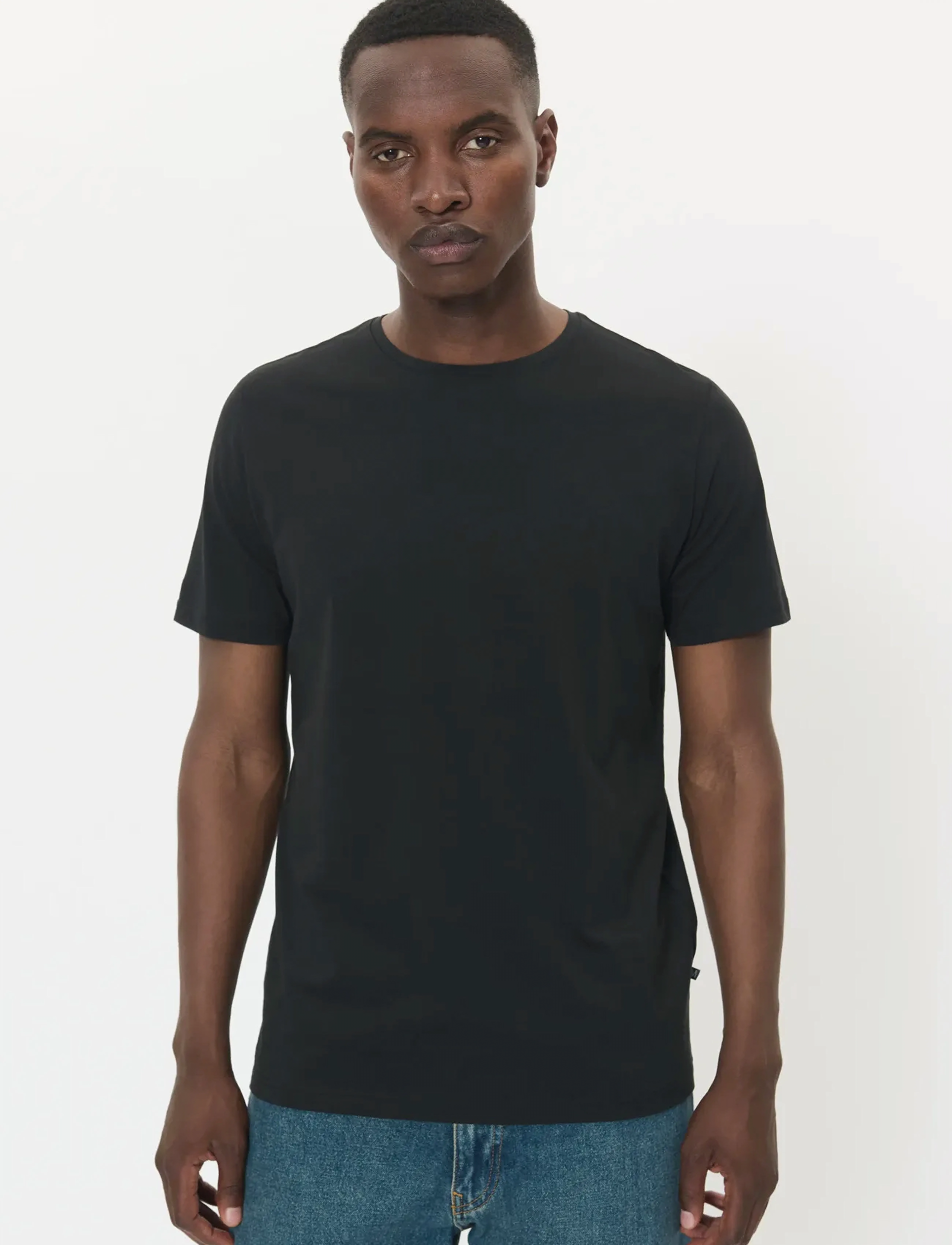 Matinique - MAJermane 3-pack - basic t-shirts - black/dk navy/stormy weather - 2