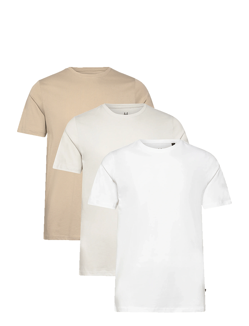 Matinique - MAJermane 3-pack - multipack t-shirts - plaza taupe/lunar rock/white - 0