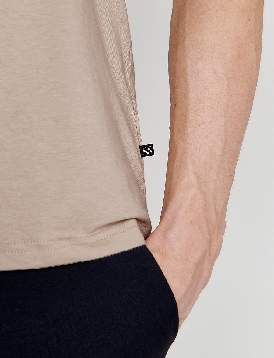 Matinique - MAJermane 3-pack - multipack t-shirts - black / white / simply taupe - 5