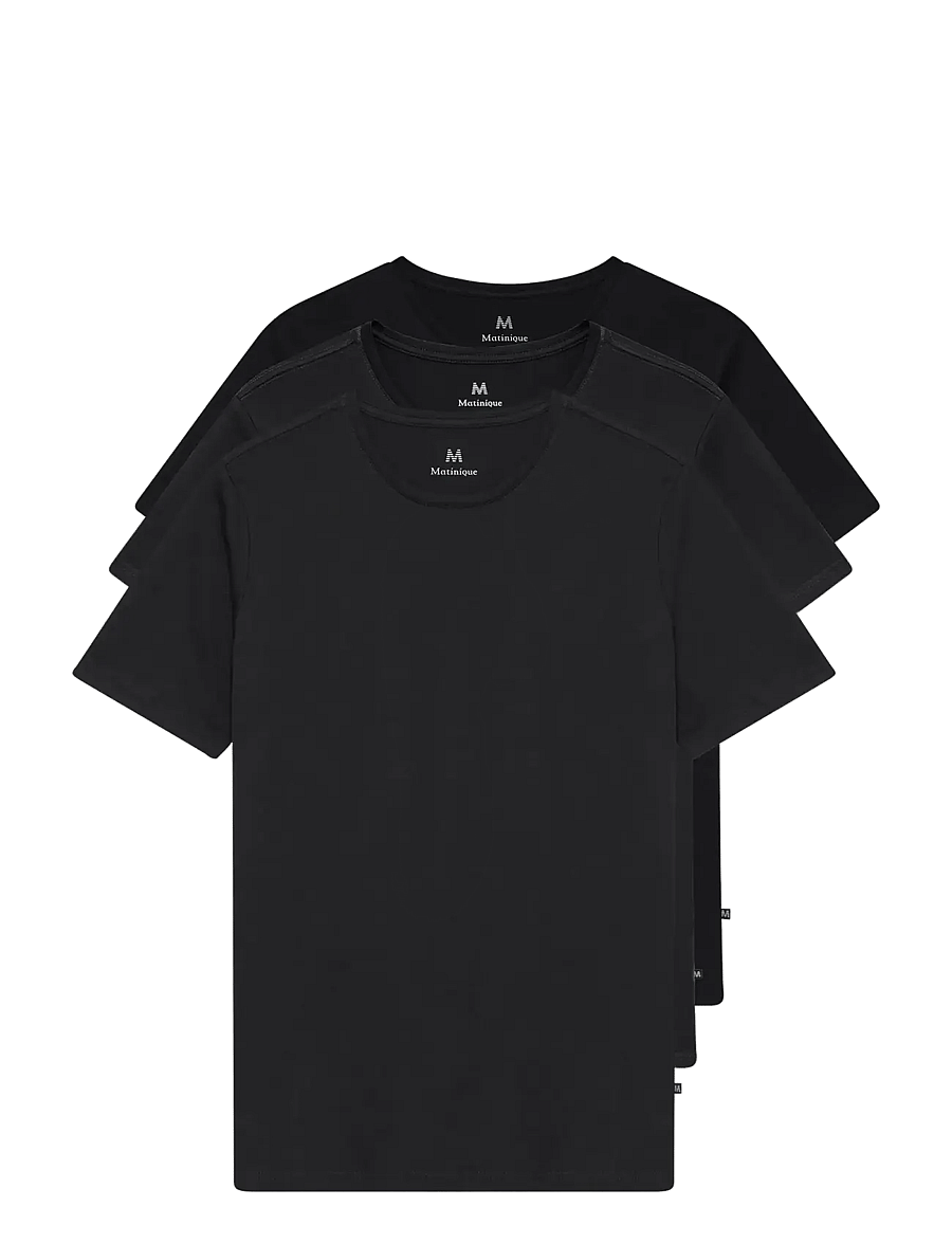 Matinique - MAJermane 3-pack - multipack t-shirts - black - 1