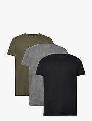 Matinique - MAJermane 3-pack - laisvalaikio marškinėliai - black/m. grey/olive - 0