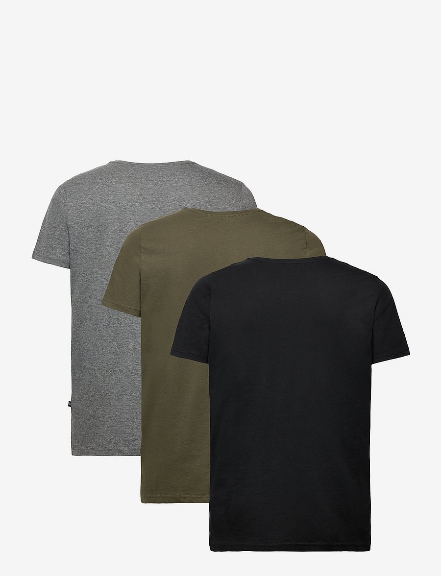 Matinique - MAJermane 3-pack - multipack t-skjorter - black/m. grey/olive - 5