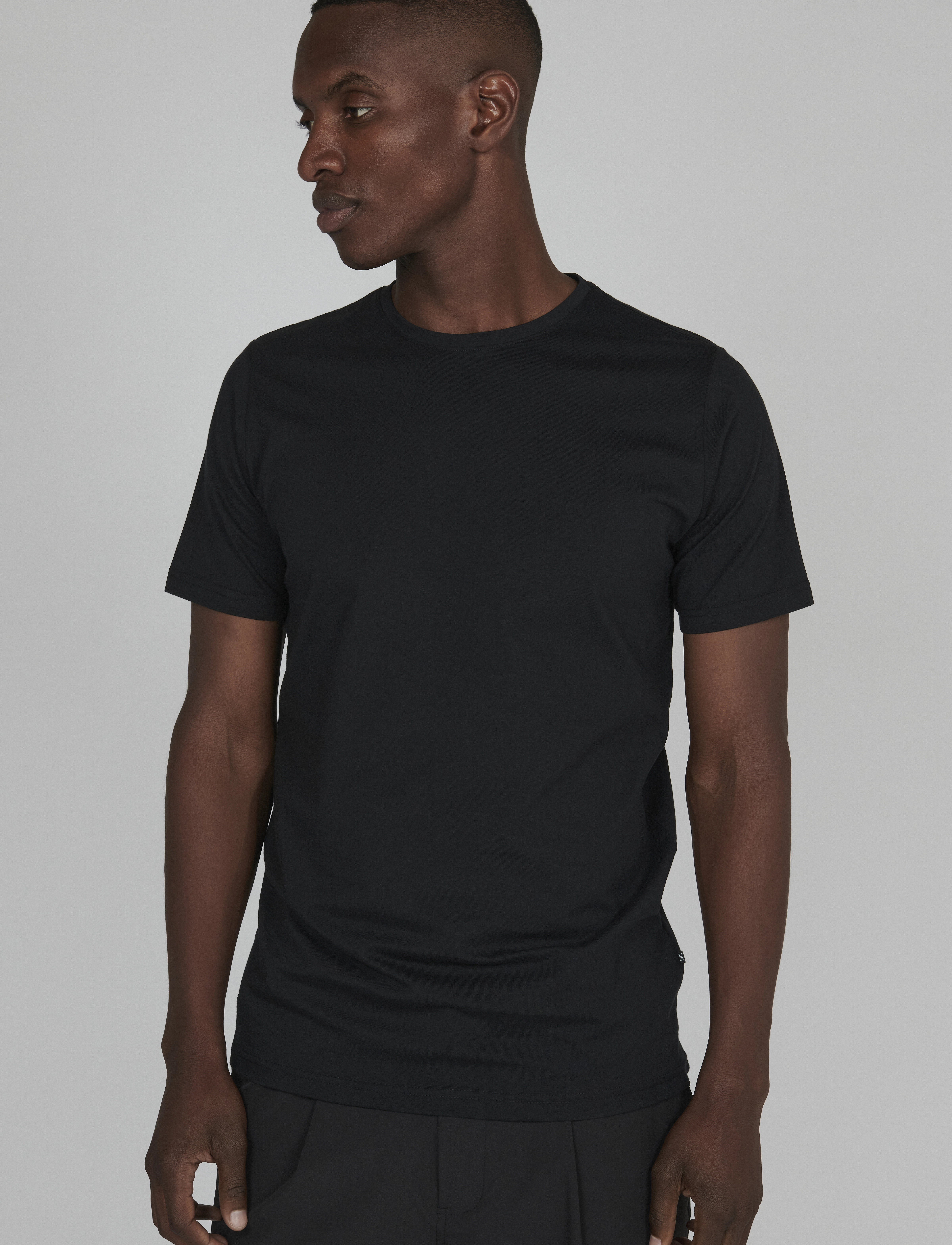 Matinique - MAJermane 3-pack - basic t-shirts - black/m. grey/olive - 2