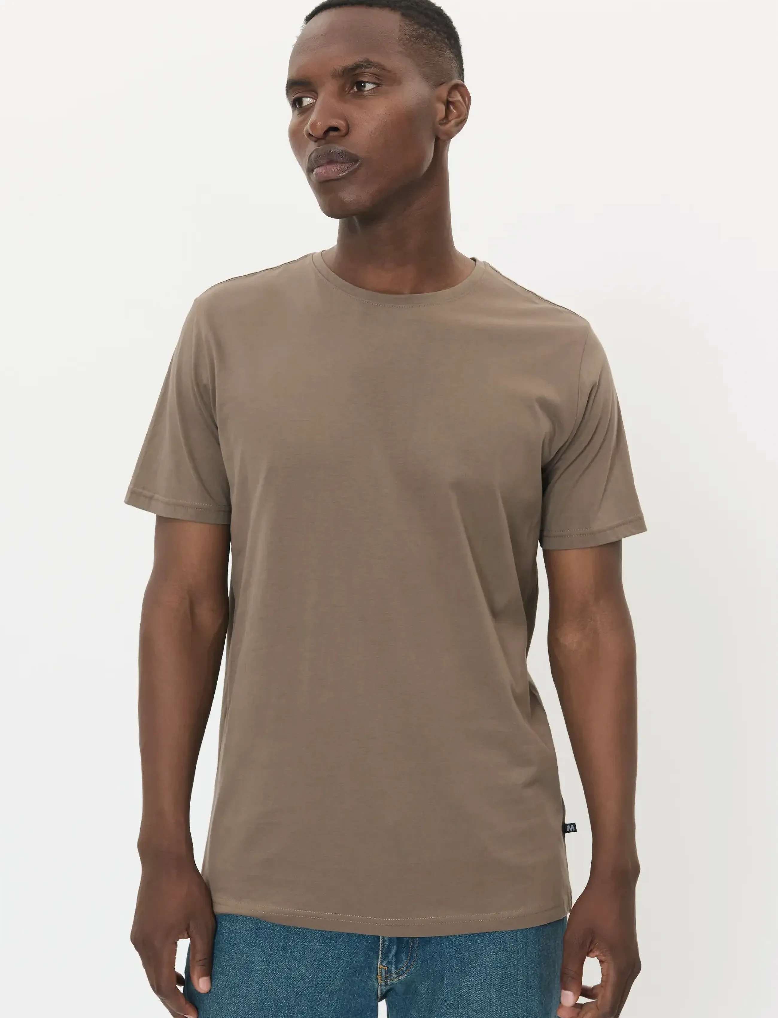 Matinique - MAJermane 3-pack - basic t-shirts - black/olive night/morel - 3