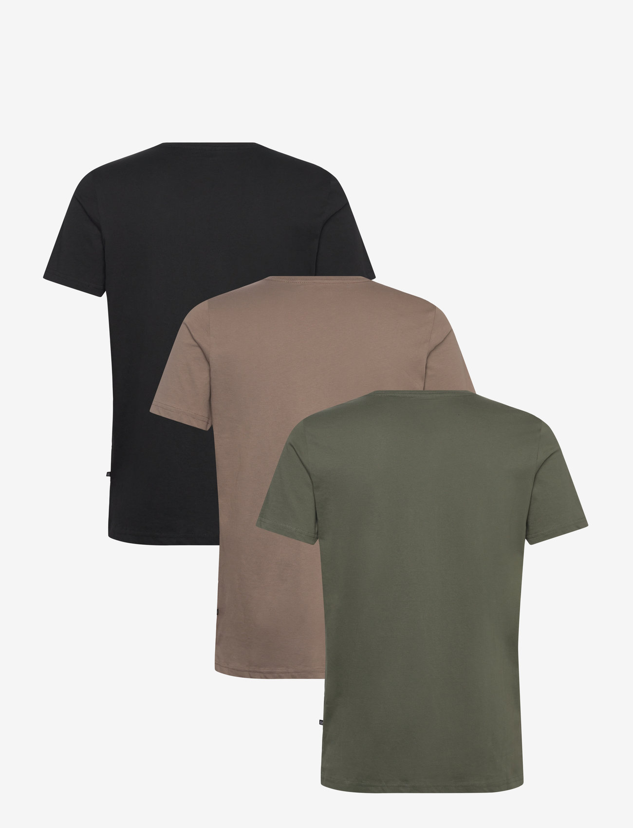 Matinique - MAJermane 3-pack - multipack t-shirts - black/thyme/walnut - 1