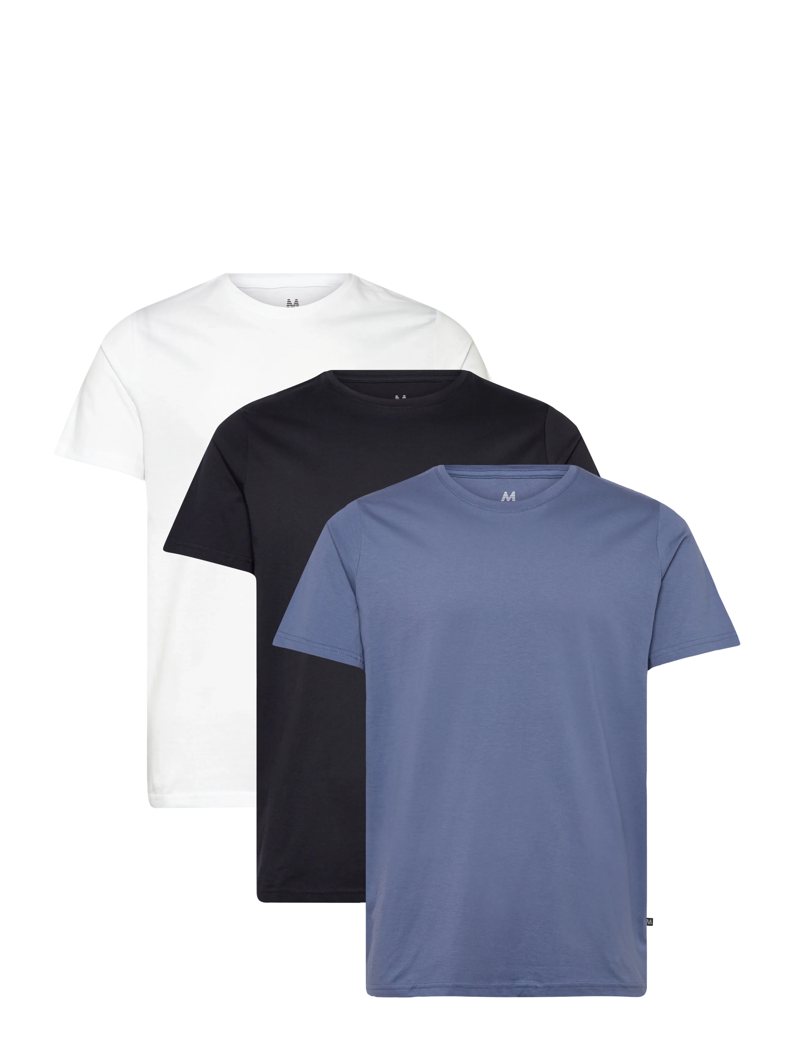 Matinique MAJermane 3-pack - T-Shirts - WHITE/NAVY/BLUE HORIZON / white